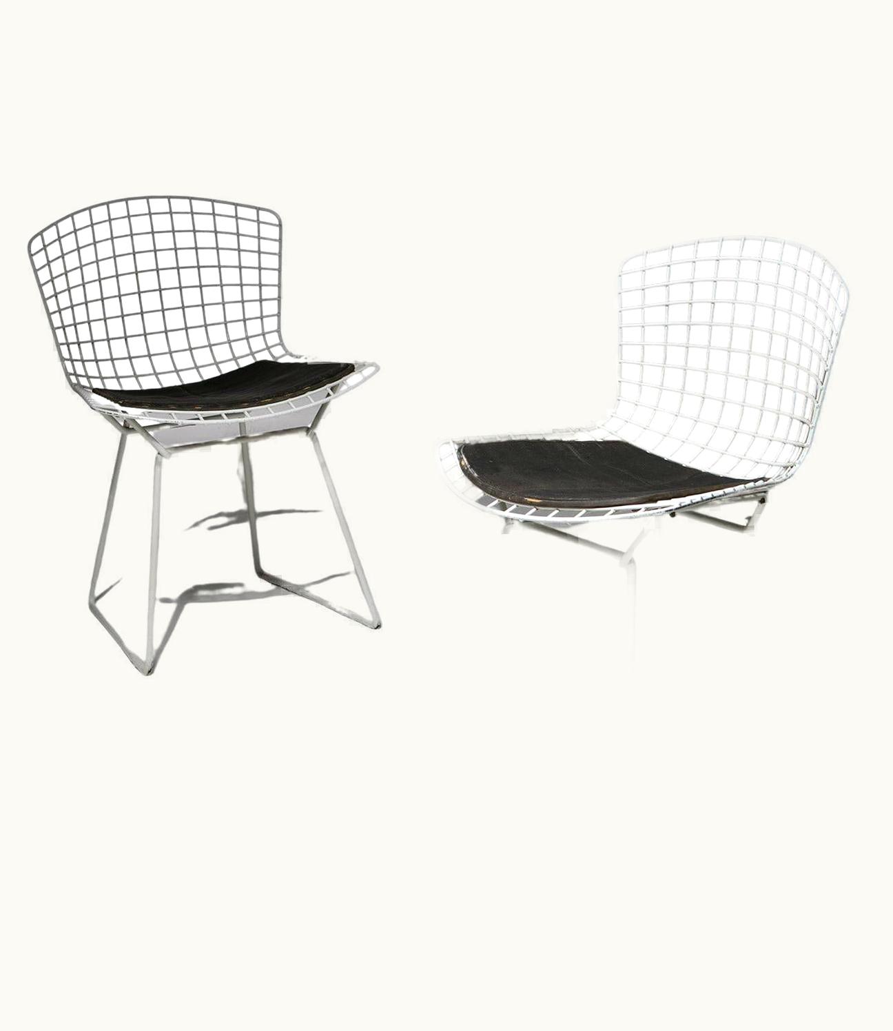 Harry Bertoia Harry Bertoia Pair Of Model 420 Side Chairs By Harry Bartoia For Knoll