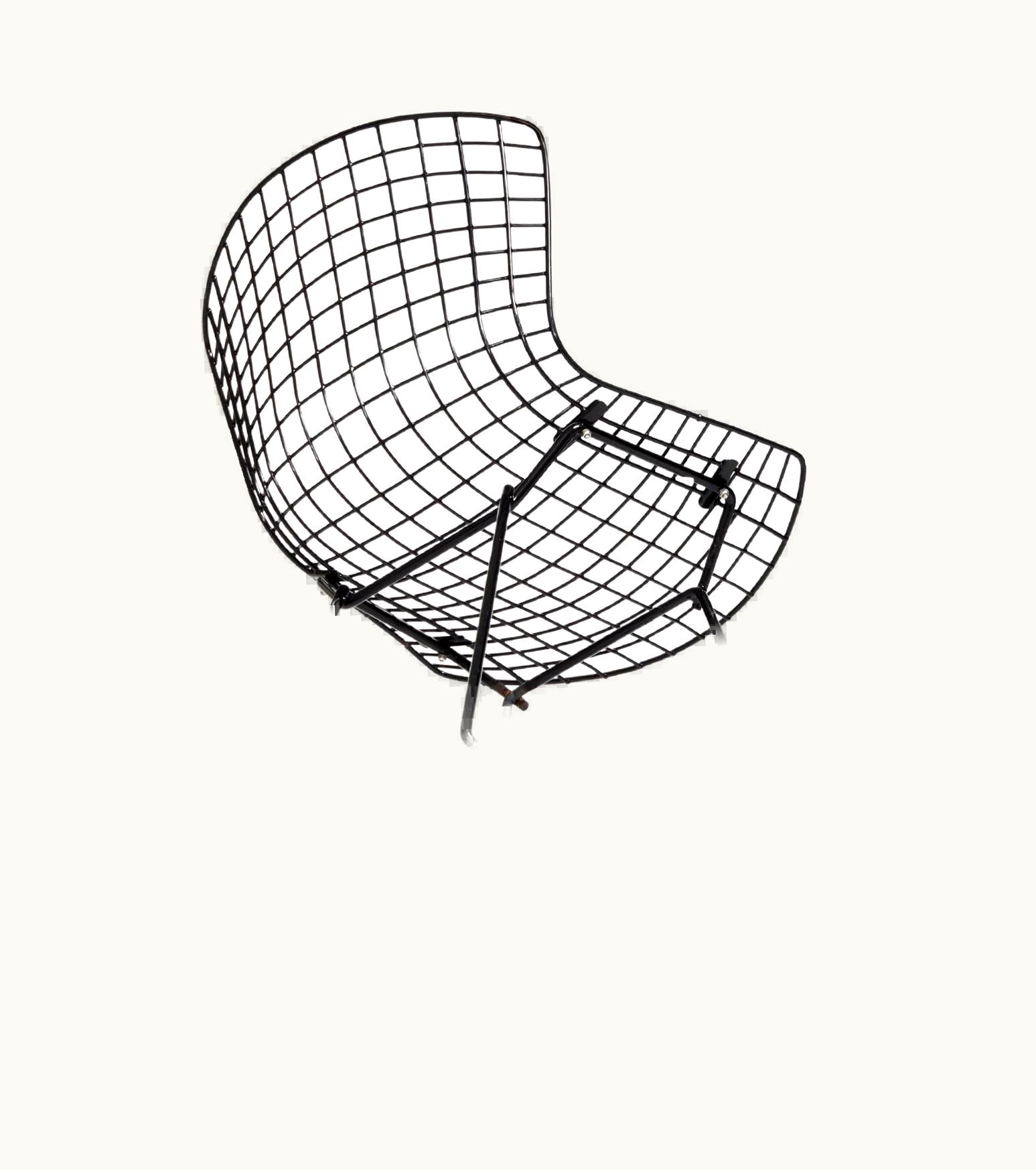 Harry Bertoia Harry Bertoia Vintage Steel Mesh Side Chair By Harry Bertoia