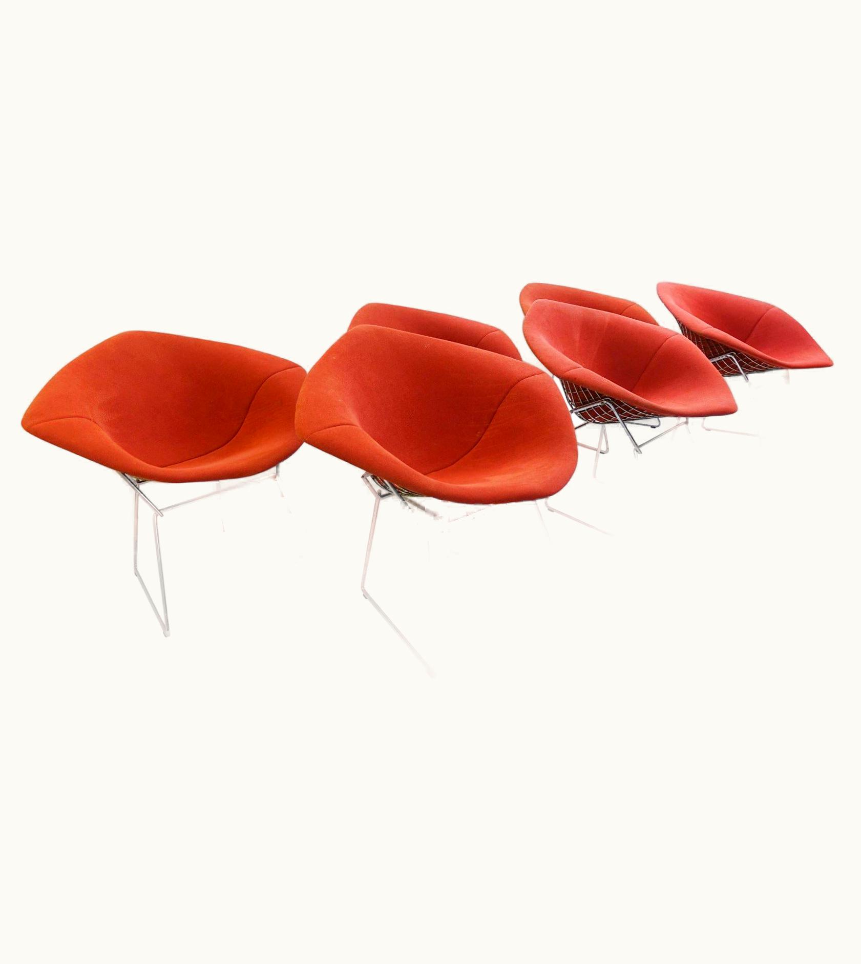 Harry Bertoia Harry Bertoia Diamond Chairs By Harry Bertoia For Knoll International UZ0192508