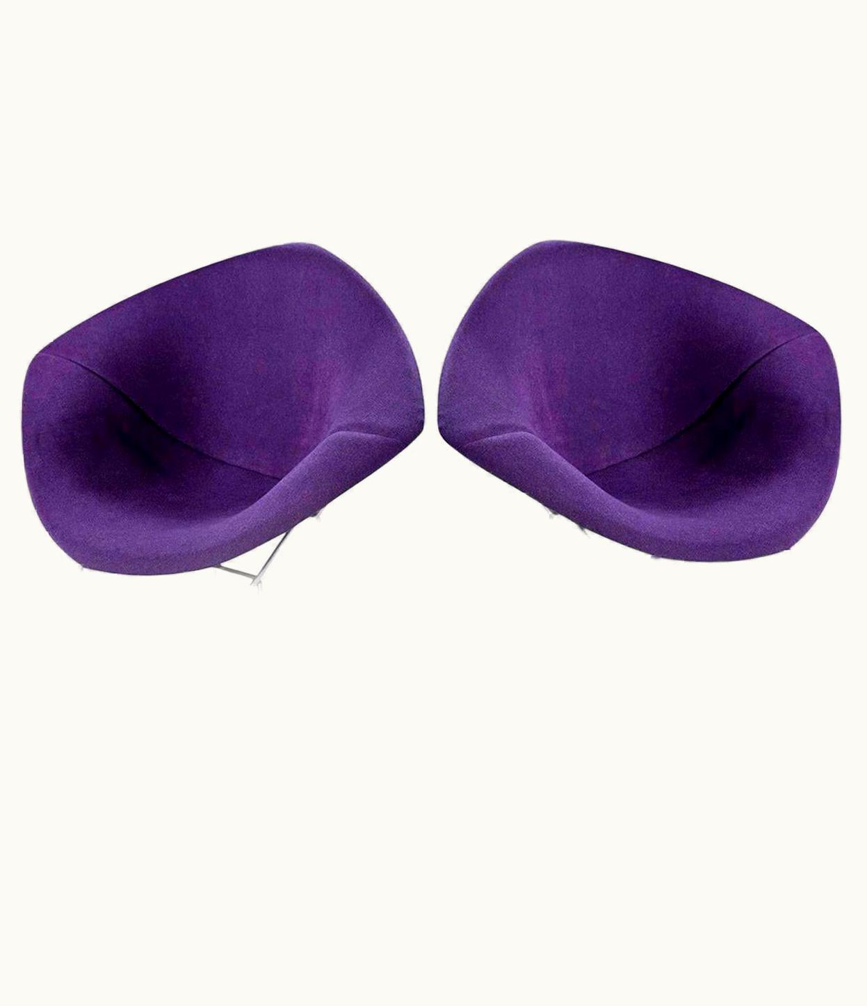 Harry Bertoia Harry Bertoia Diamond Chair By Harry Bertoia For Knoll, Full Cover Plum Knoll Tweed