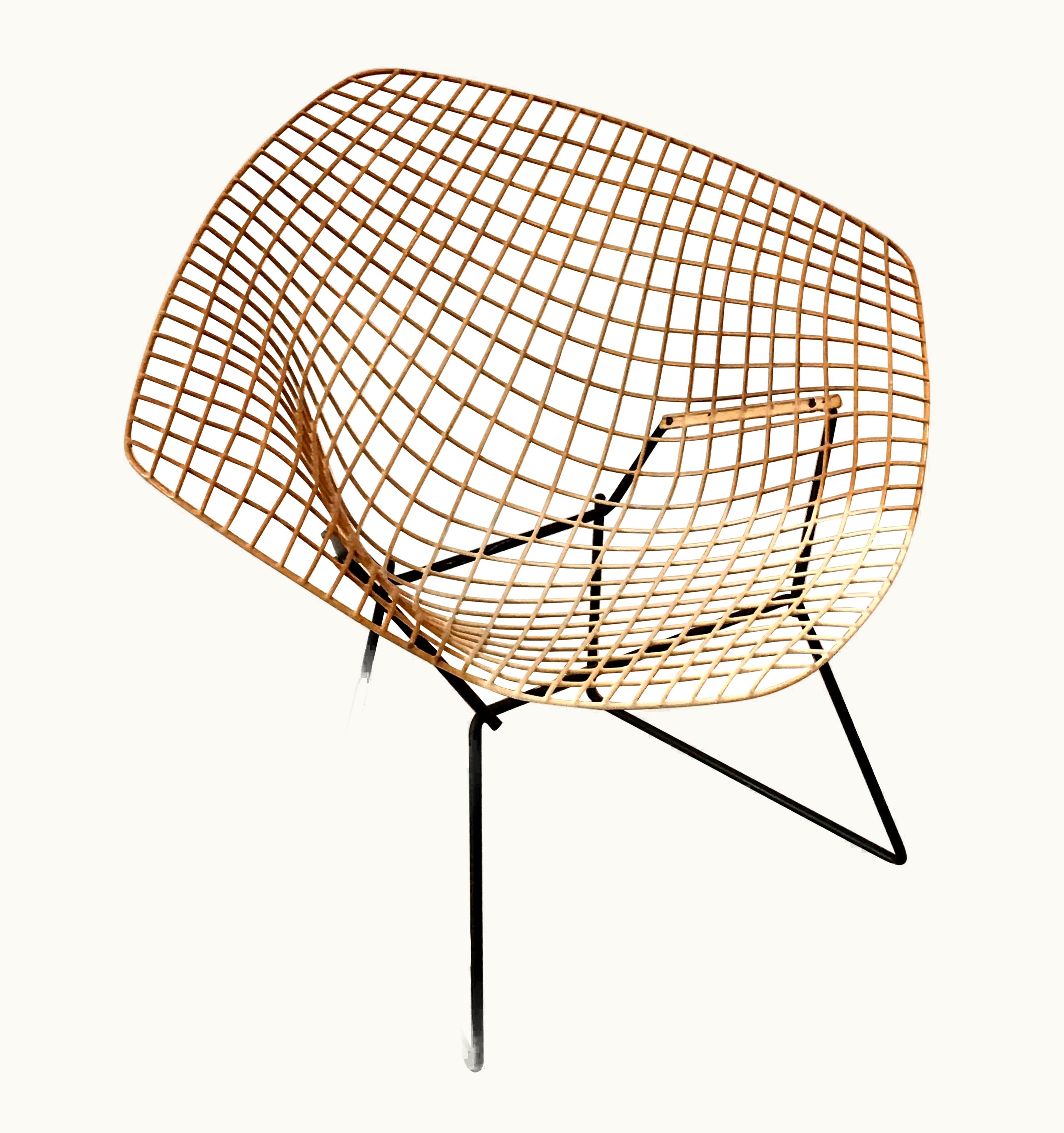 Harry Bertoia Harry Bertoia Mid Century Modern Harry Bertoia Diamond Chair For Knoll, Authentic, 1950's