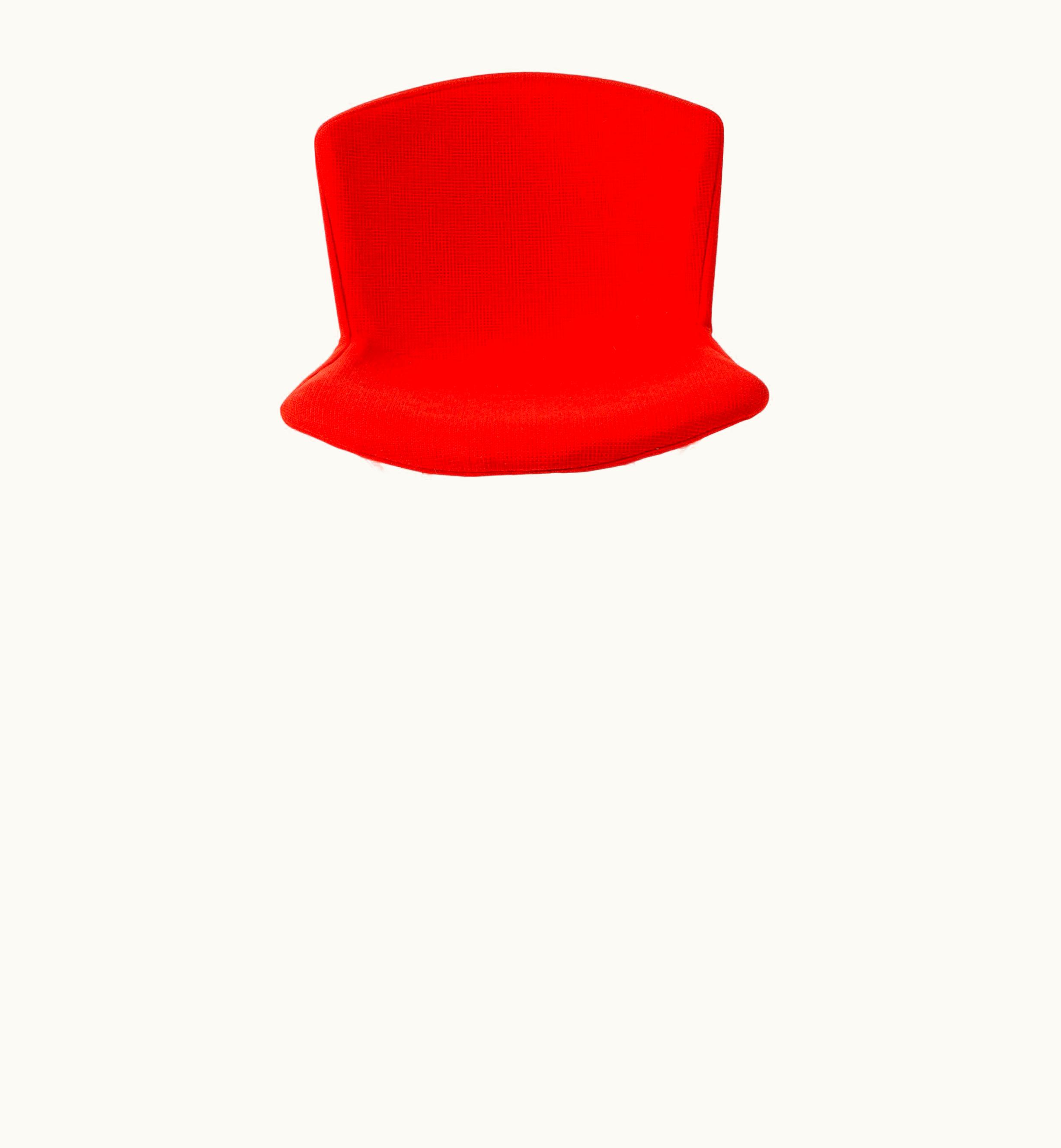 Harry Bertoia Harry Bertoia Red Barstool By Harry Bertoia