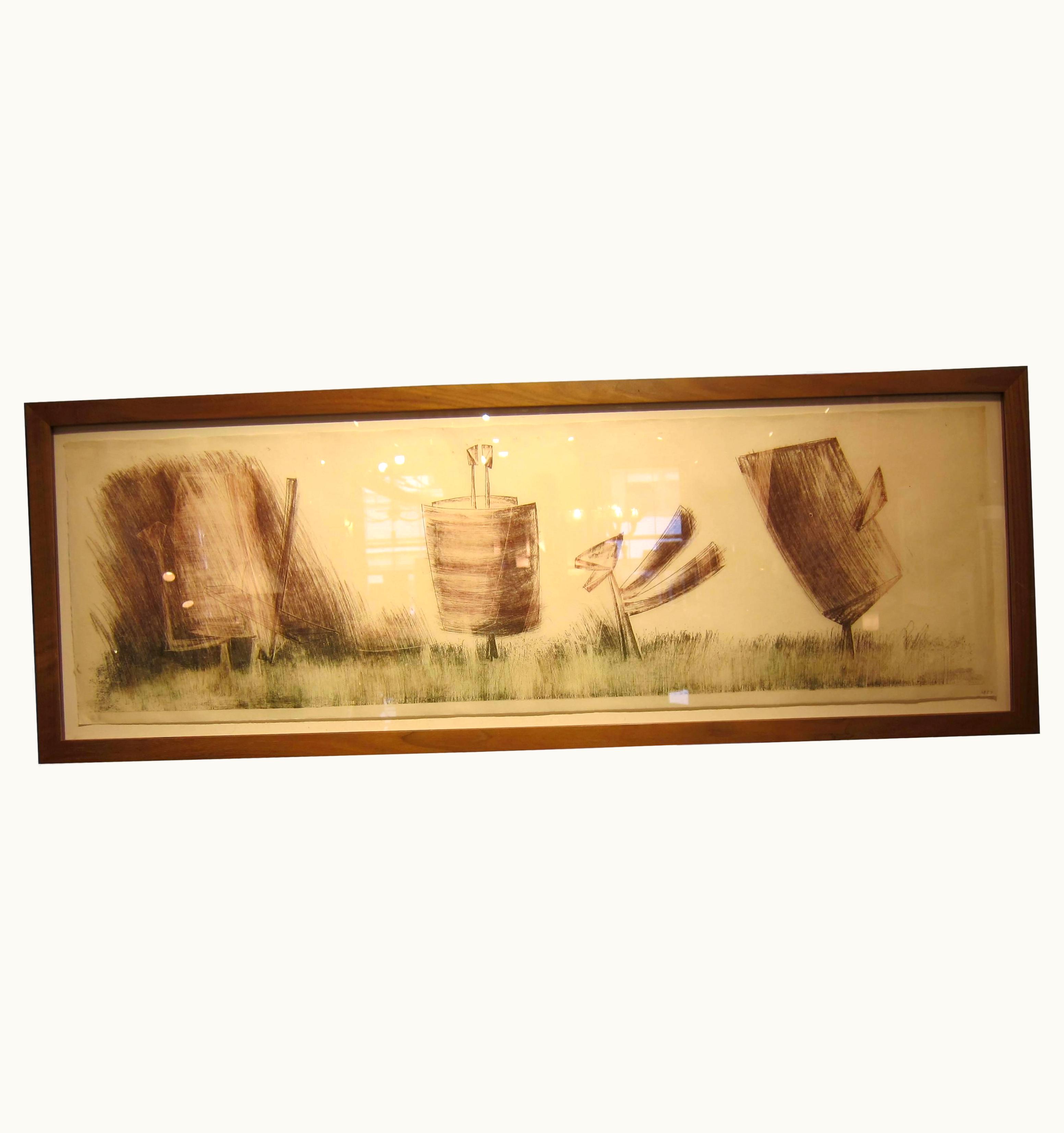 Harry Bertoia Harry Bertoia Monoprint