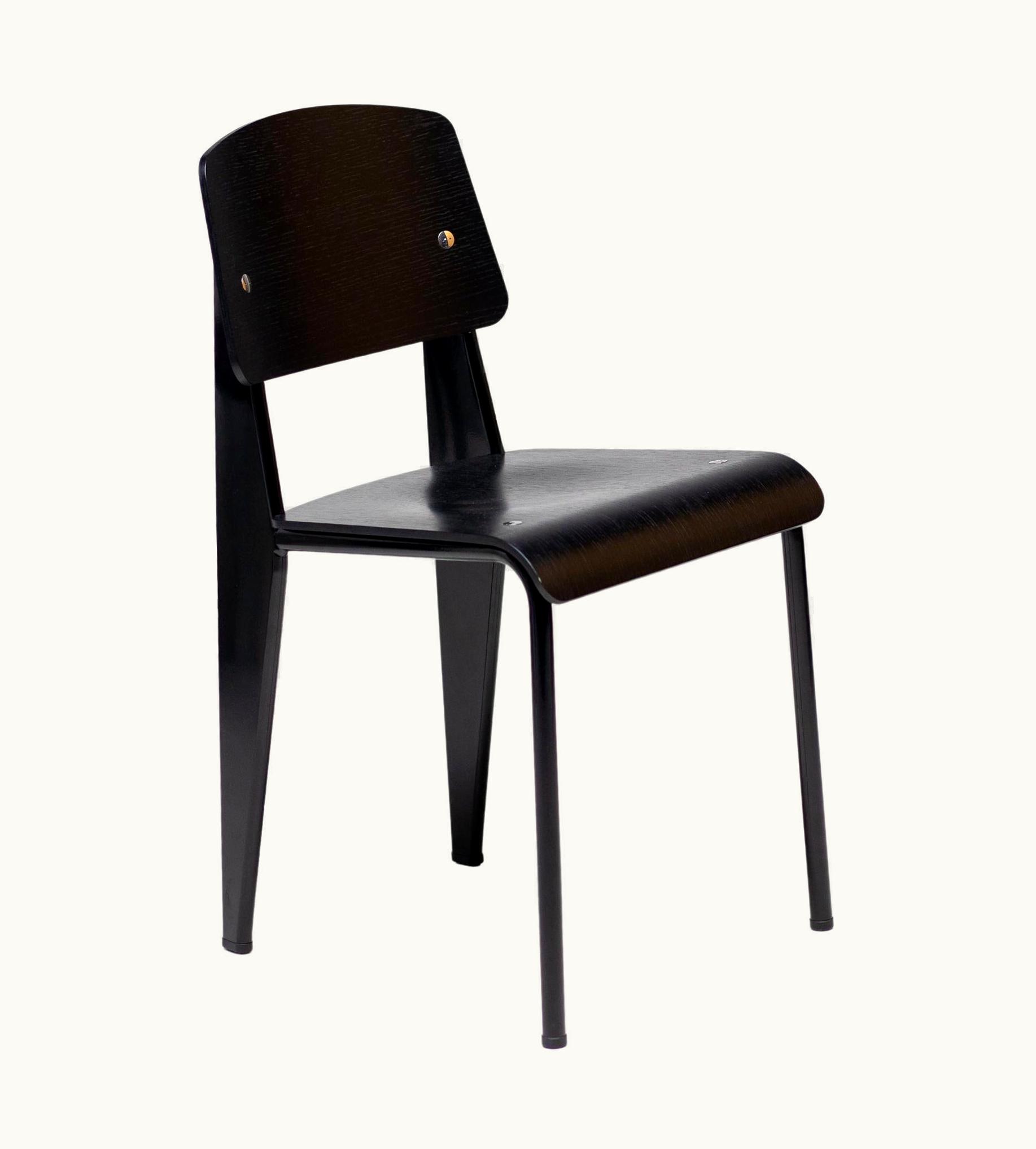 Jean Prouvé Jean Prouvé Standard Chair Black Edition