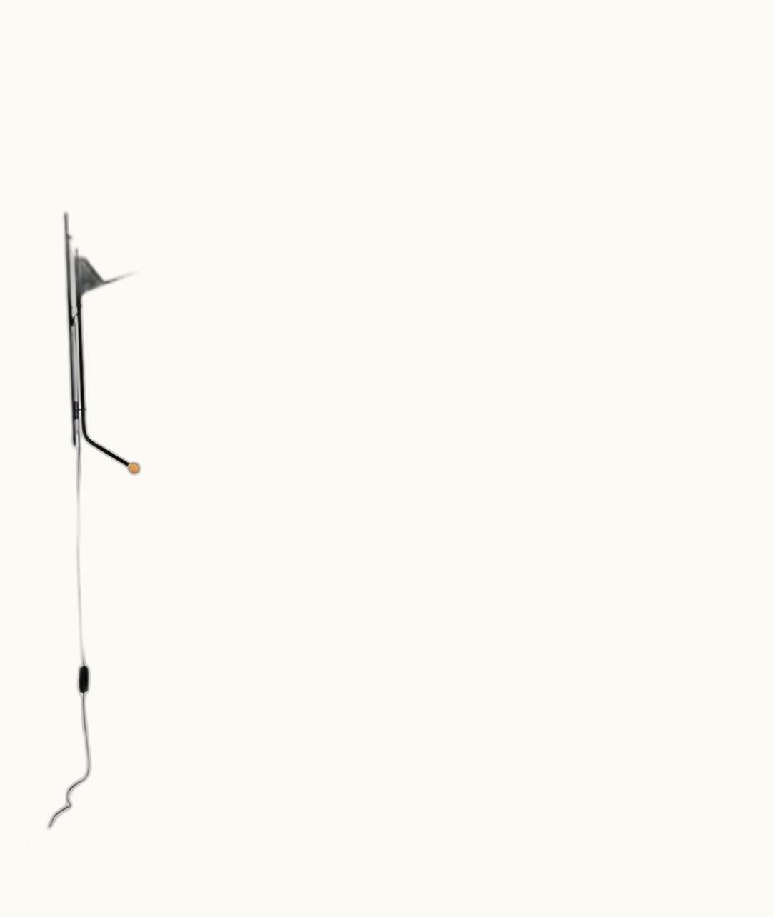 Jean Prouvé Jean Prouvé Potence Black Wall Lamp By VItra