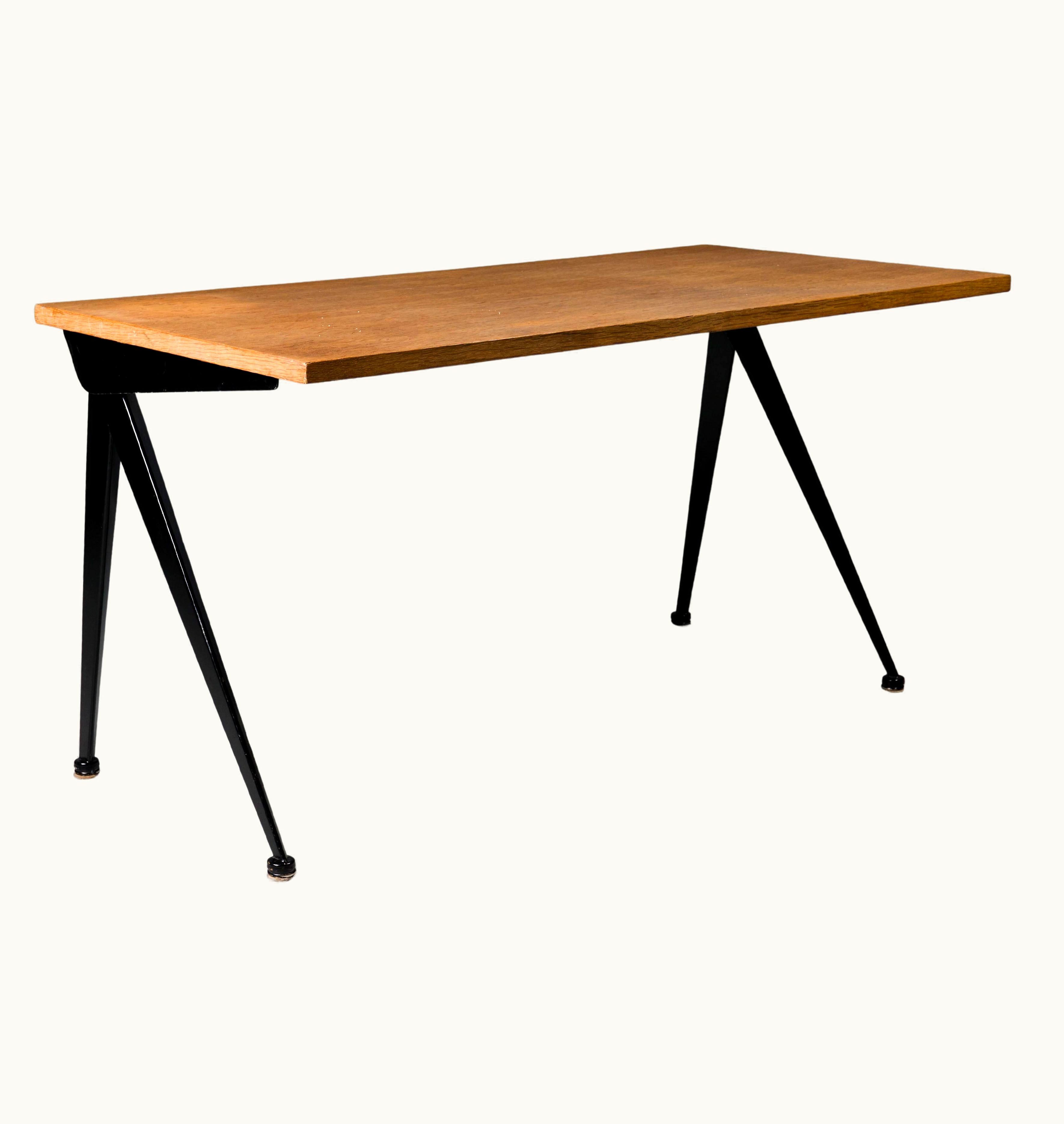 Jean Prouvé Jean Prouvé Black Compas Desk, 1950s