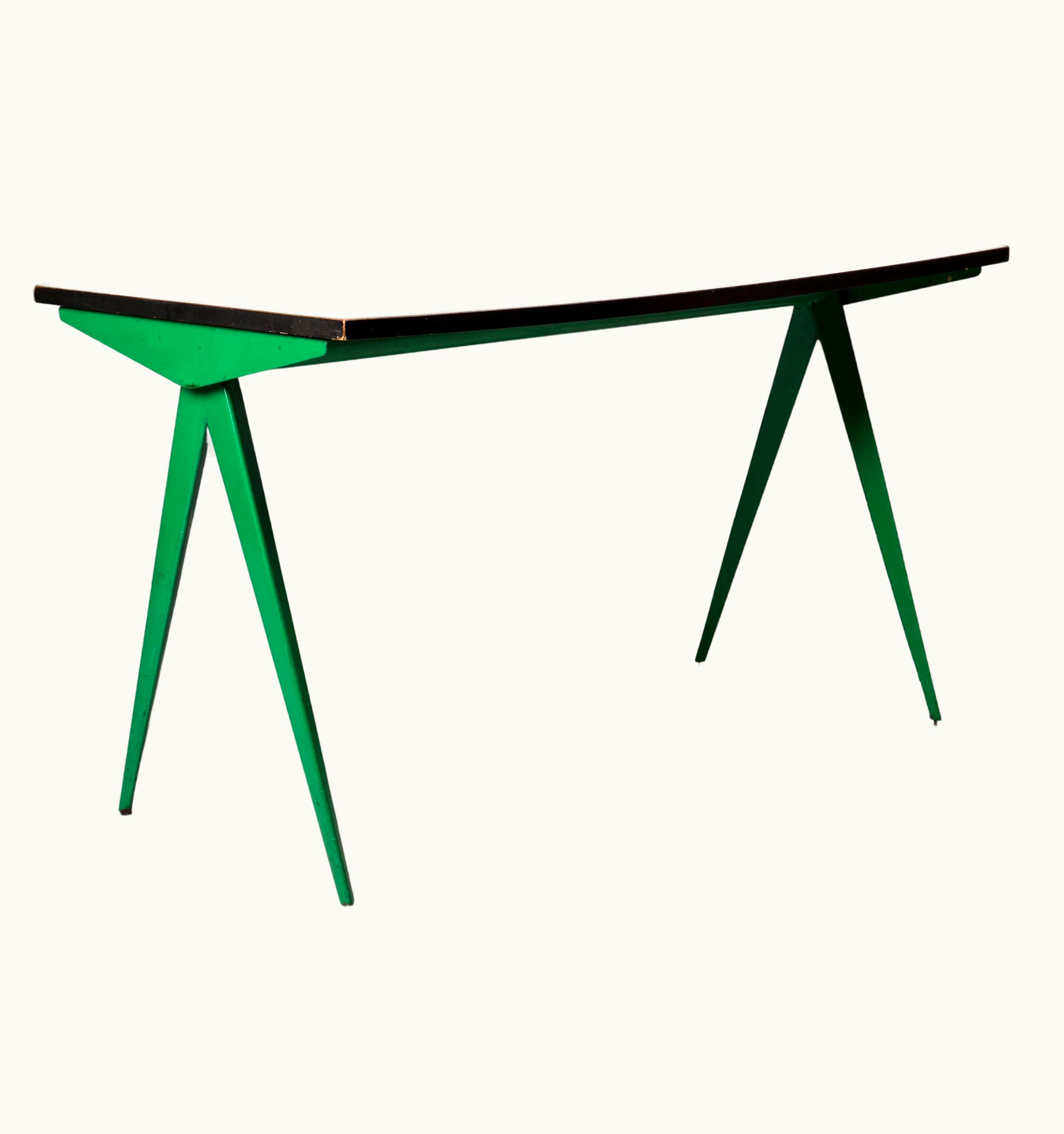 Jean Prouvé Jean Prouvé Rare Green Compas Desk