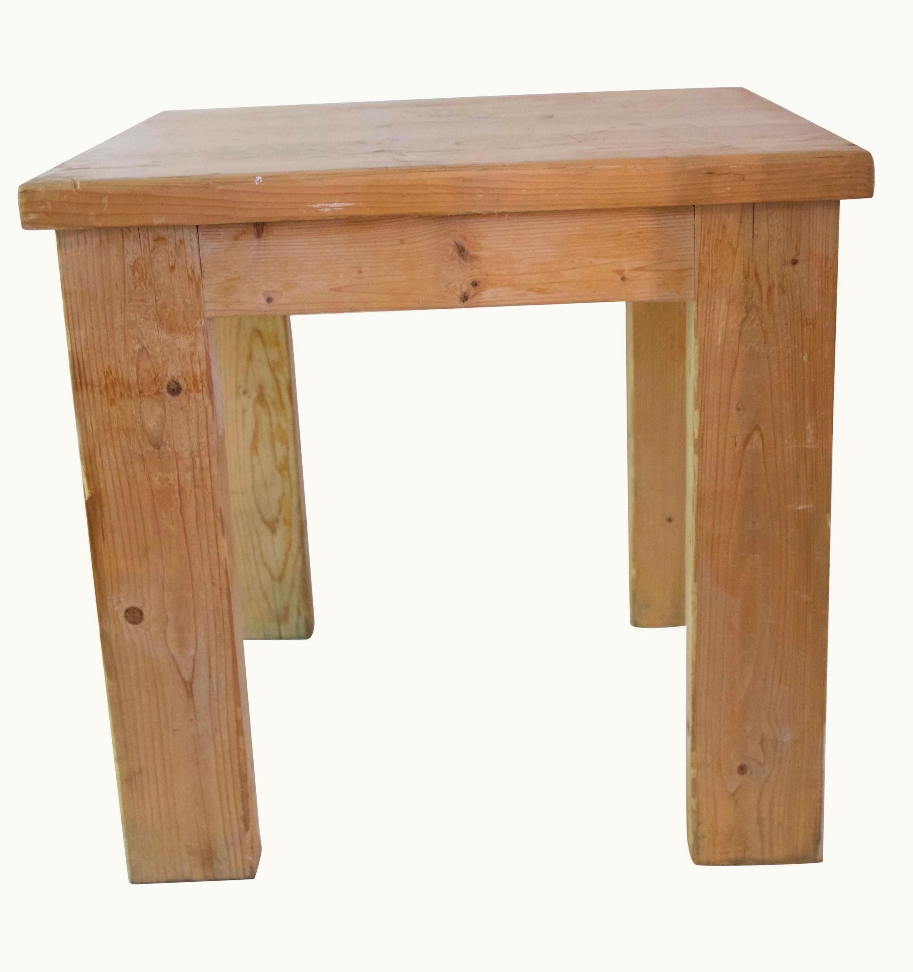 Guy Rey-Millet;Jean Prouvé Guy Rey-Millet;Jean Prouvé Jean Prouvé With Guy Rey-Millet, Dining Room Table, Wood, Refuge De La Vanoise UZ0192678