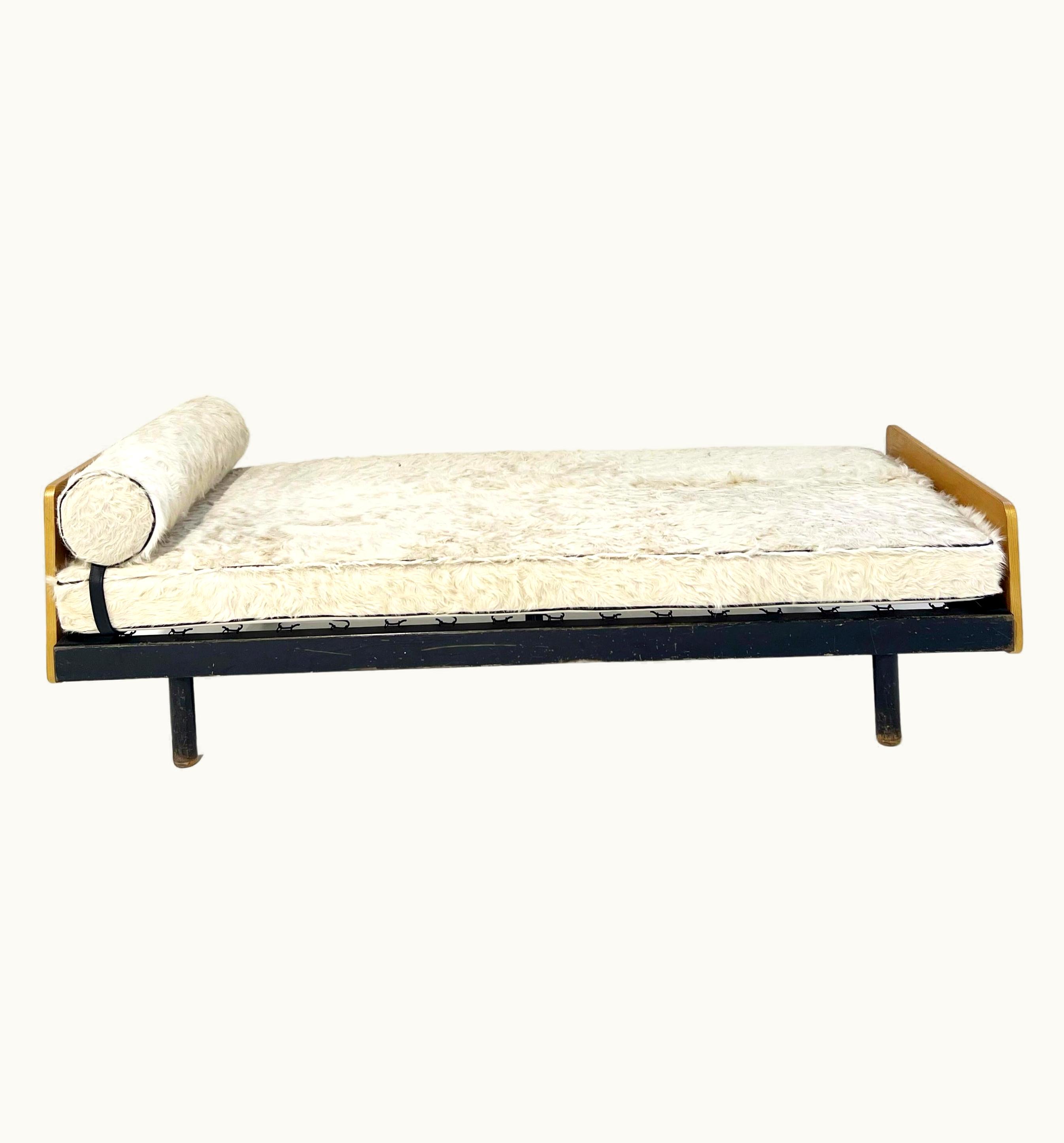 Jean Prouvé Jean Prouvé Daybed With Custom Cushion In Brazilian Cowhide