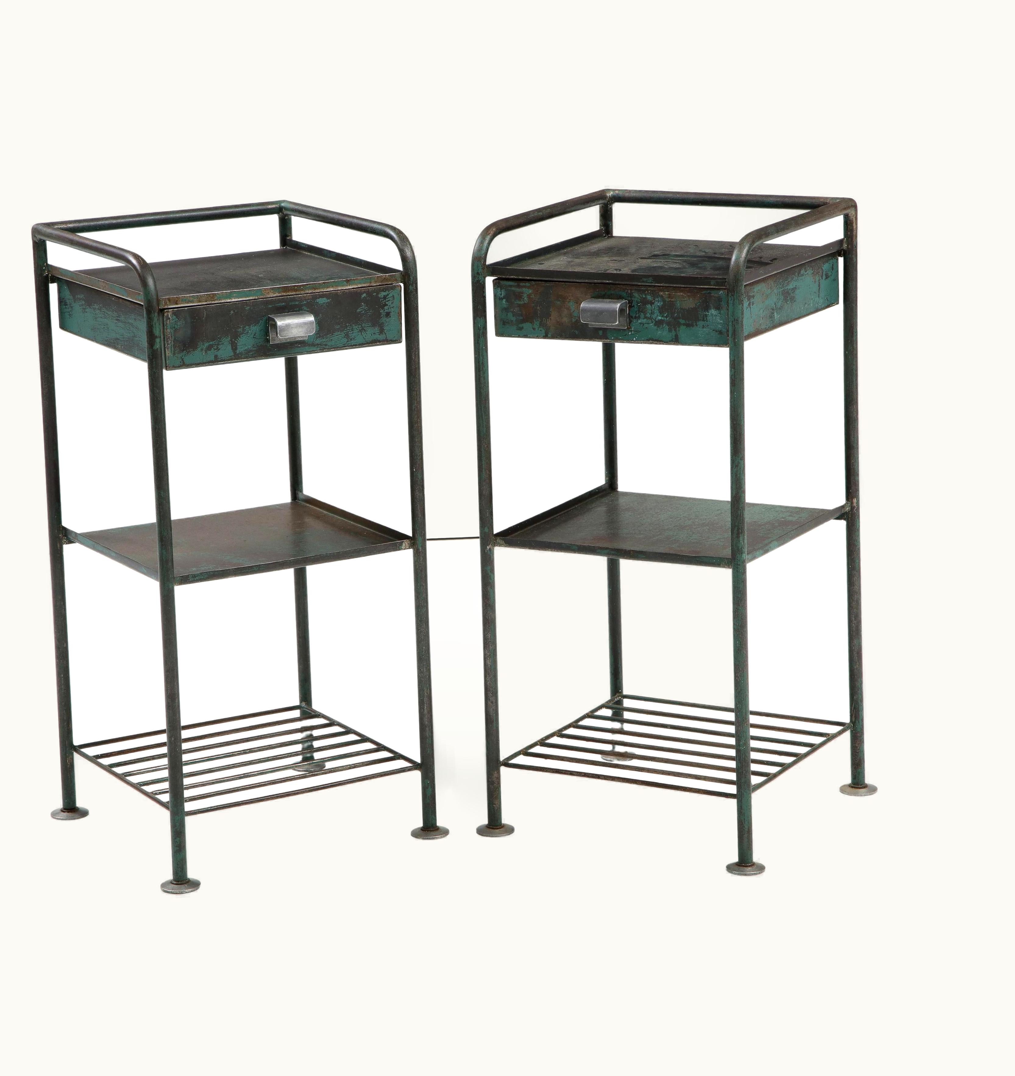 Jean Prouvé Jean Prouvé Pair Of Nightstands By Jean Prouvé, France, C. 1935-1936