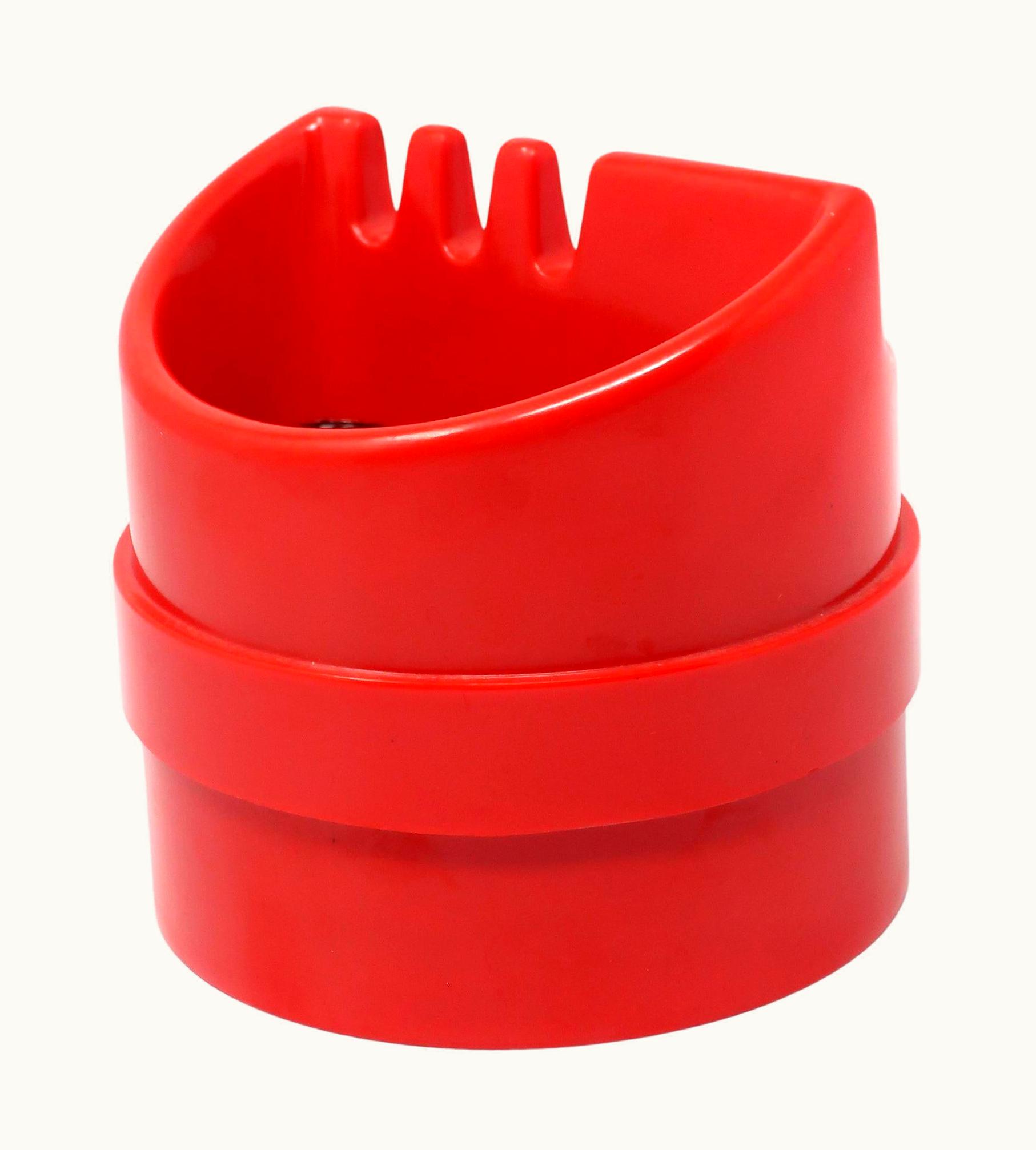 Joe Colombo Joe Colombo Red 4630 Roto Ashtray By Joe Colombo For Kartell
