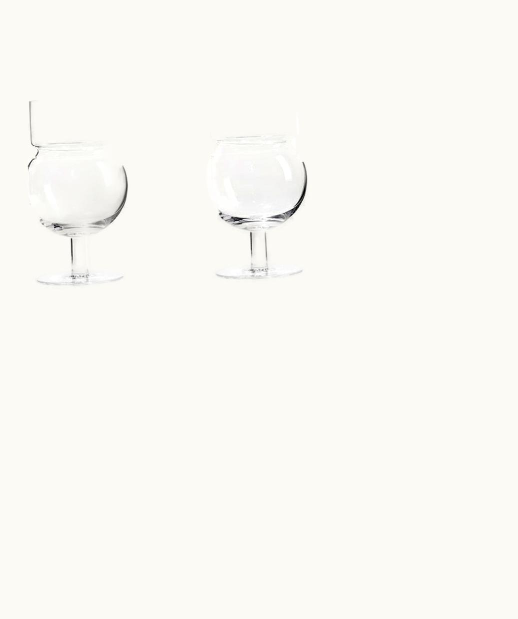 Joe Colombo Joe Colombo Set Of Six Joe Colombo 'Sferico' Glass Tableware By Karakter UZ0192738