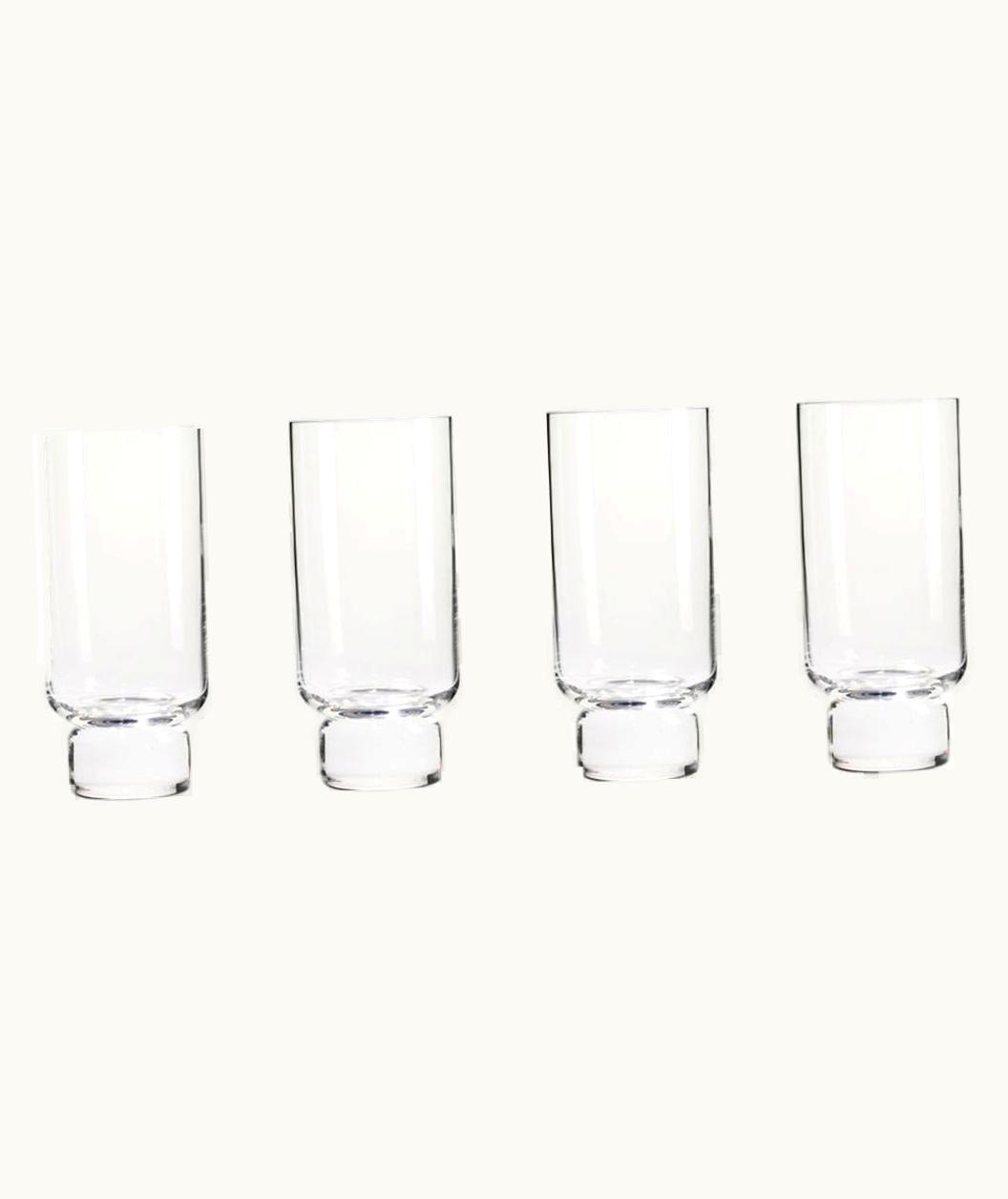 Joe Colombo Joe Colombo Set Of Four Joe Colombo 'Clessidra' Glass Vases By Karakter UZ0192745