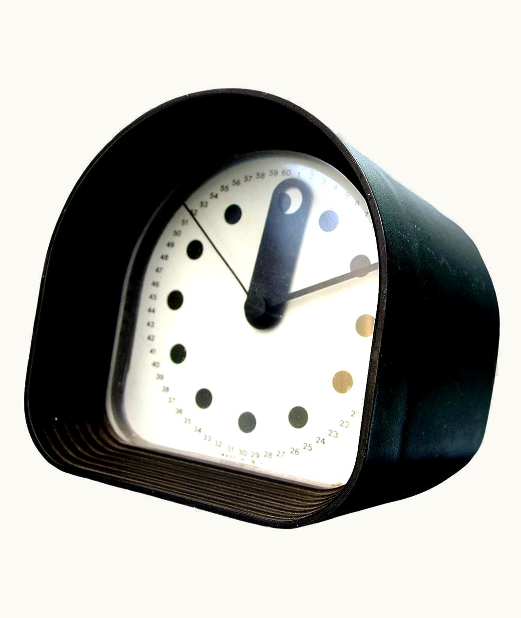 Joe Colombo Joe Colombo 1970s Ritz Italora Original Table Clock By Joe Colombo Optic Art