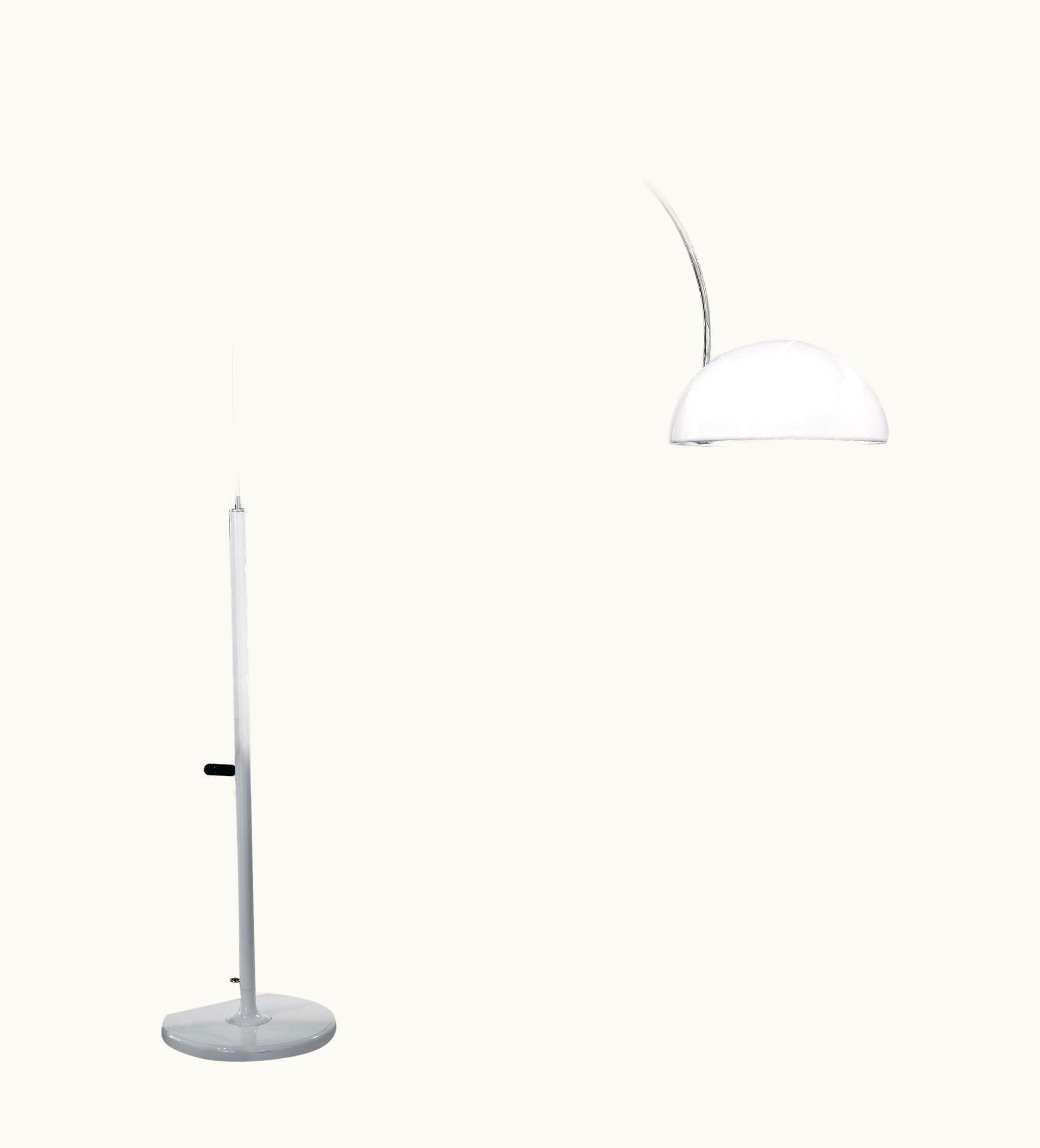 Joe Colombo Joe Colombo Floor Lamp 'Coupé 3320' White By Oluce