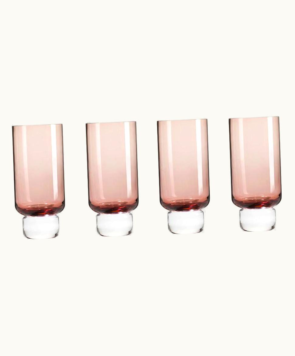 Joe Colombo Joe Colombo Set Of Four Joe Colombo 'Clessidra' Glass Vases By Karakter UZ0192766