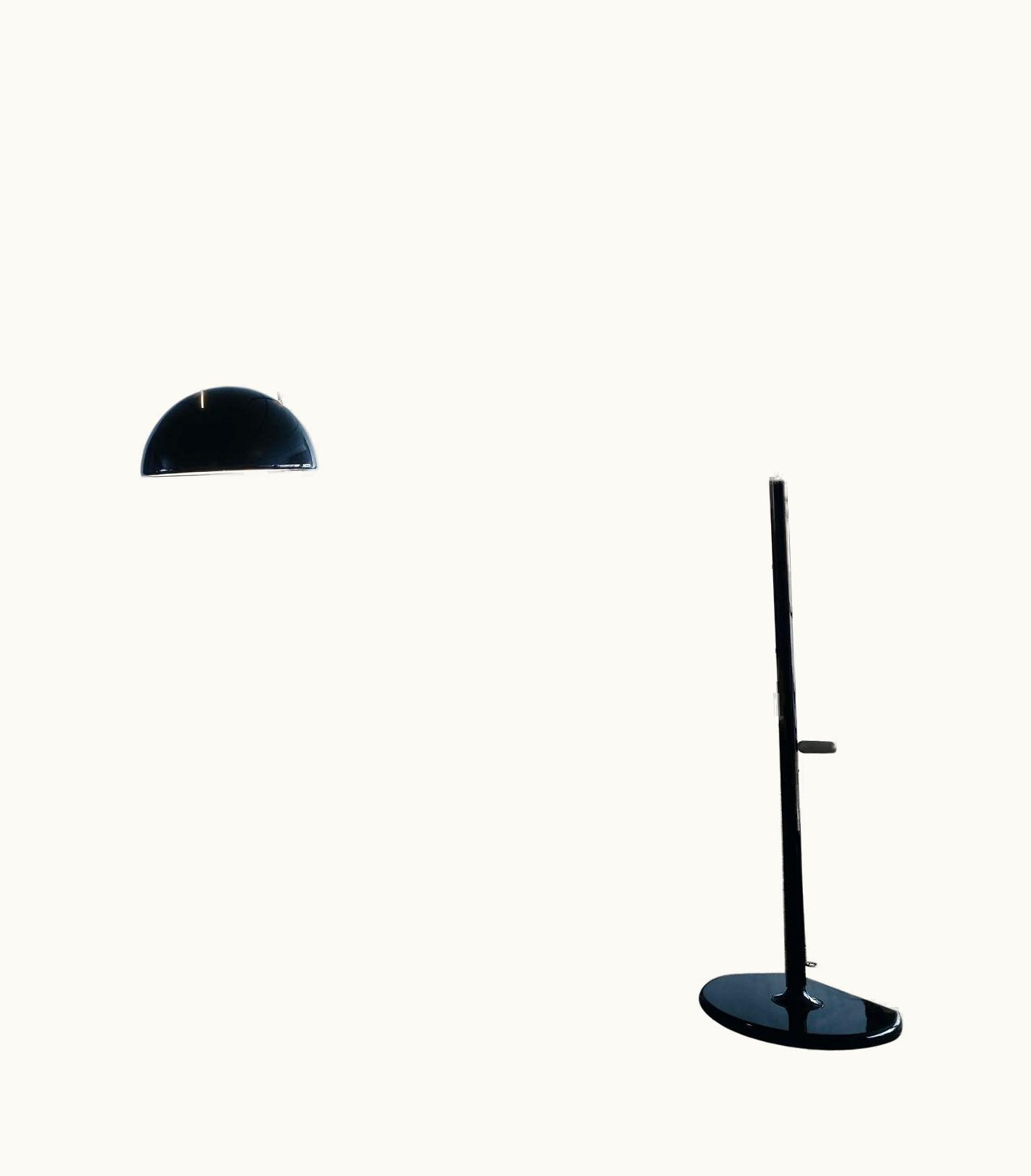 Joe Colombo Joe Colombo Floor Lamp 'Coupé 3320' Black By Oluce