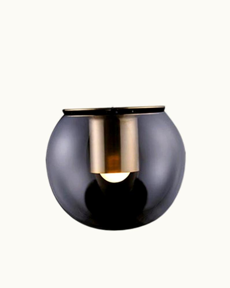 Joe Colombo Joe Colombo Suspension Lamp 'Globe' Small Gold By Oluce