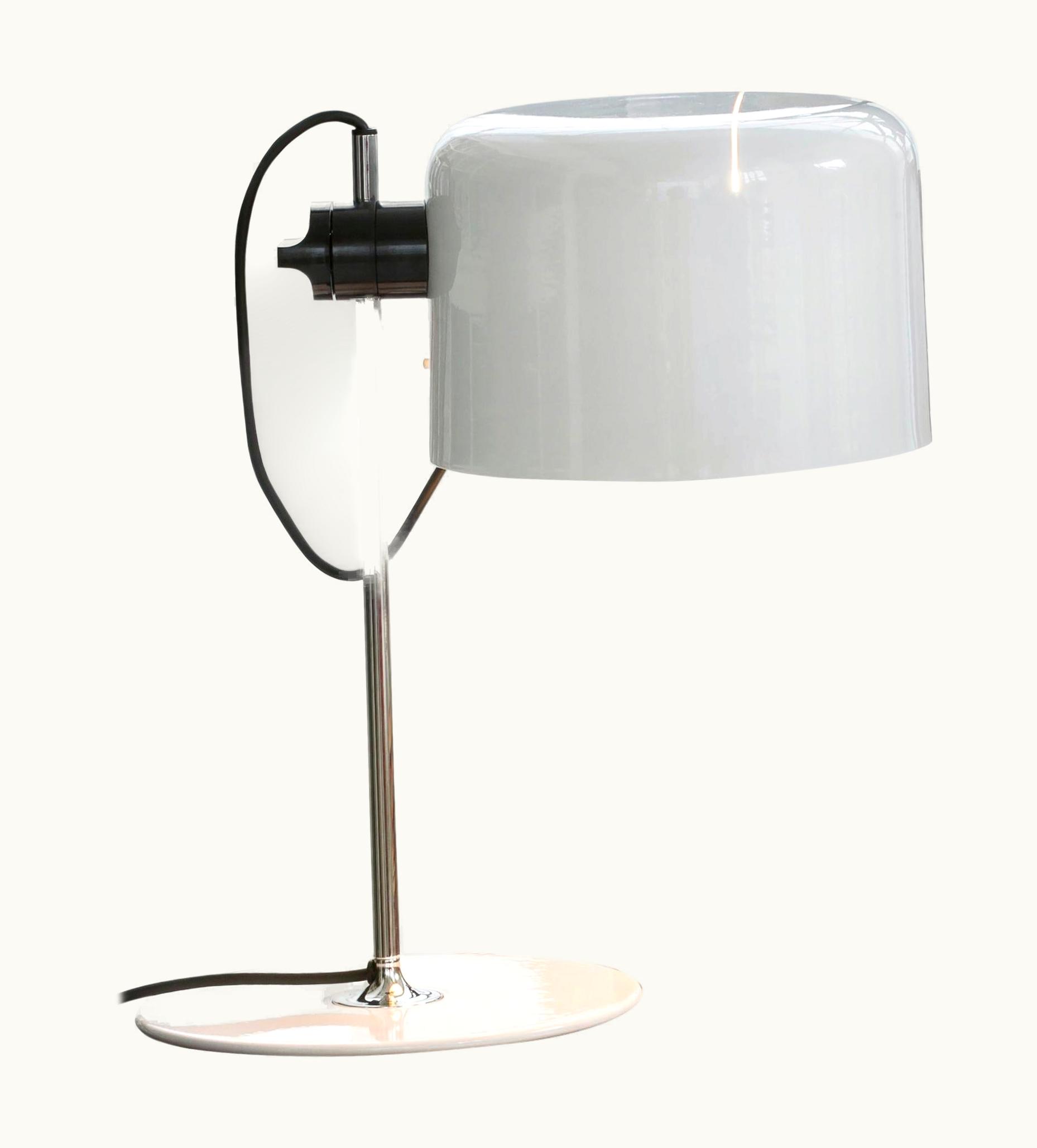 Joe Colombo Joe Colombo Table Lamp 'Coupé' White By Oluce