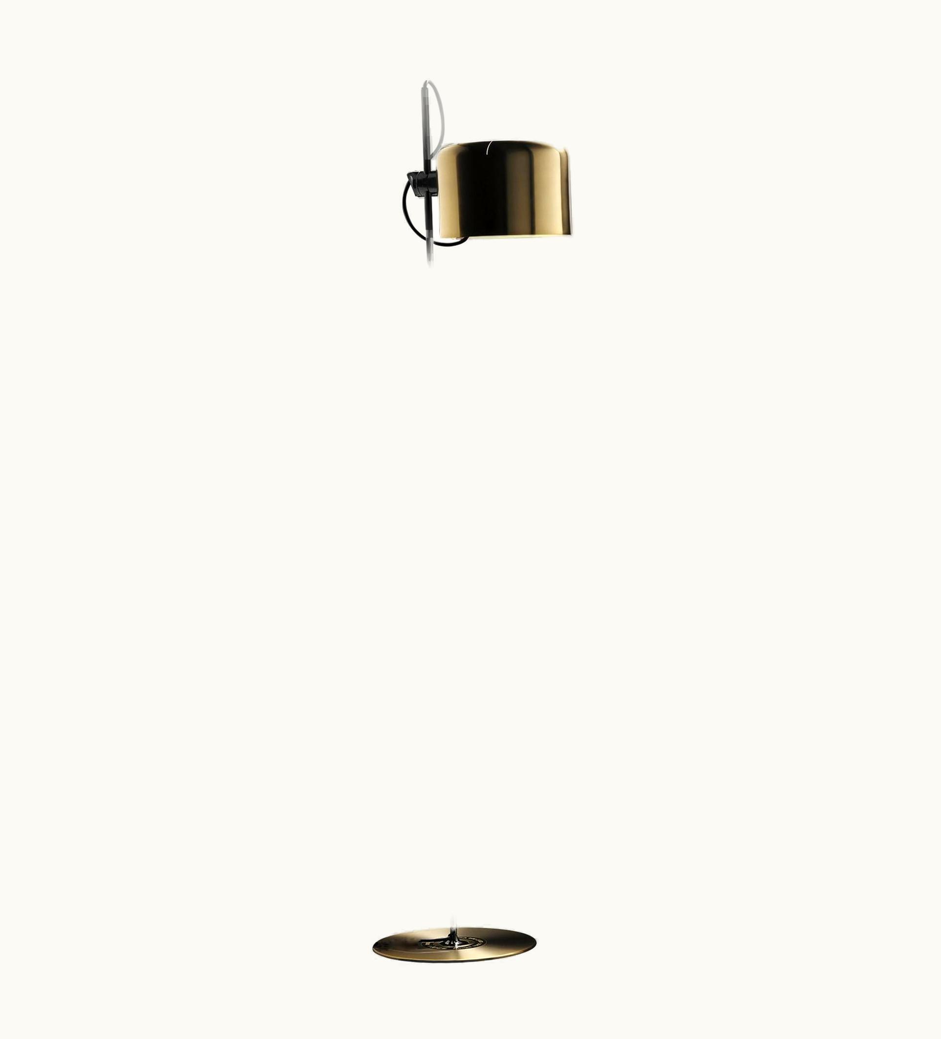 Joe Colombo Joe Colombo Floor Lamp Limited Edition 'Coupé' Gold By Oluce