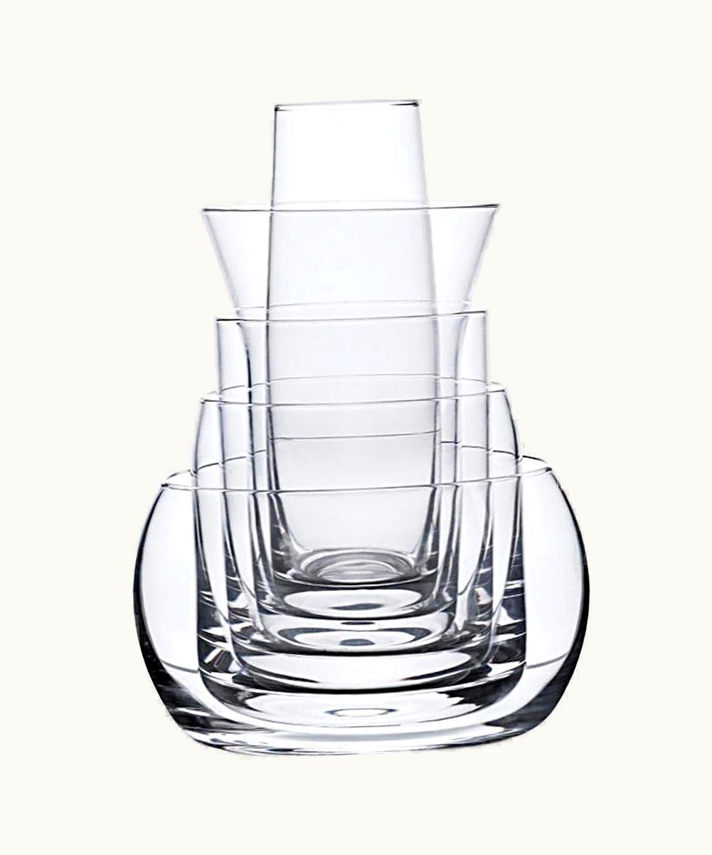 Joe Colombo Joe Colombo Set Of Five Joe Colombo '5-in-1' Glass Vases By Karakter