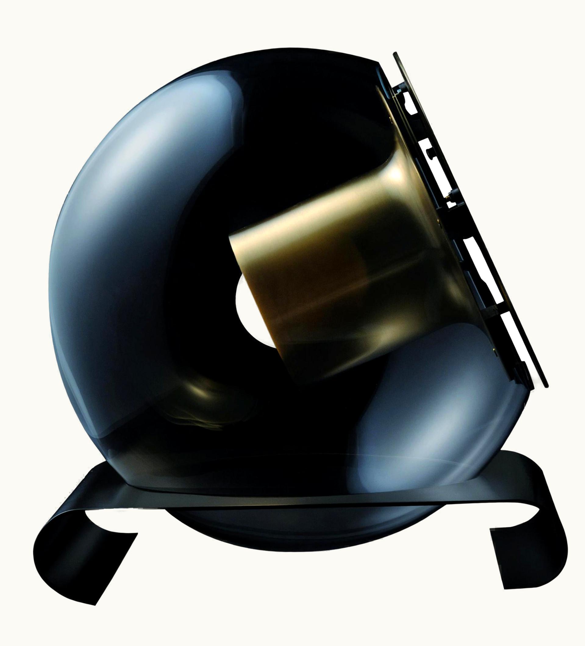 Joe Colombo Joe Colombo Satin Gold Table Lamp 'The Globe' By Oluce