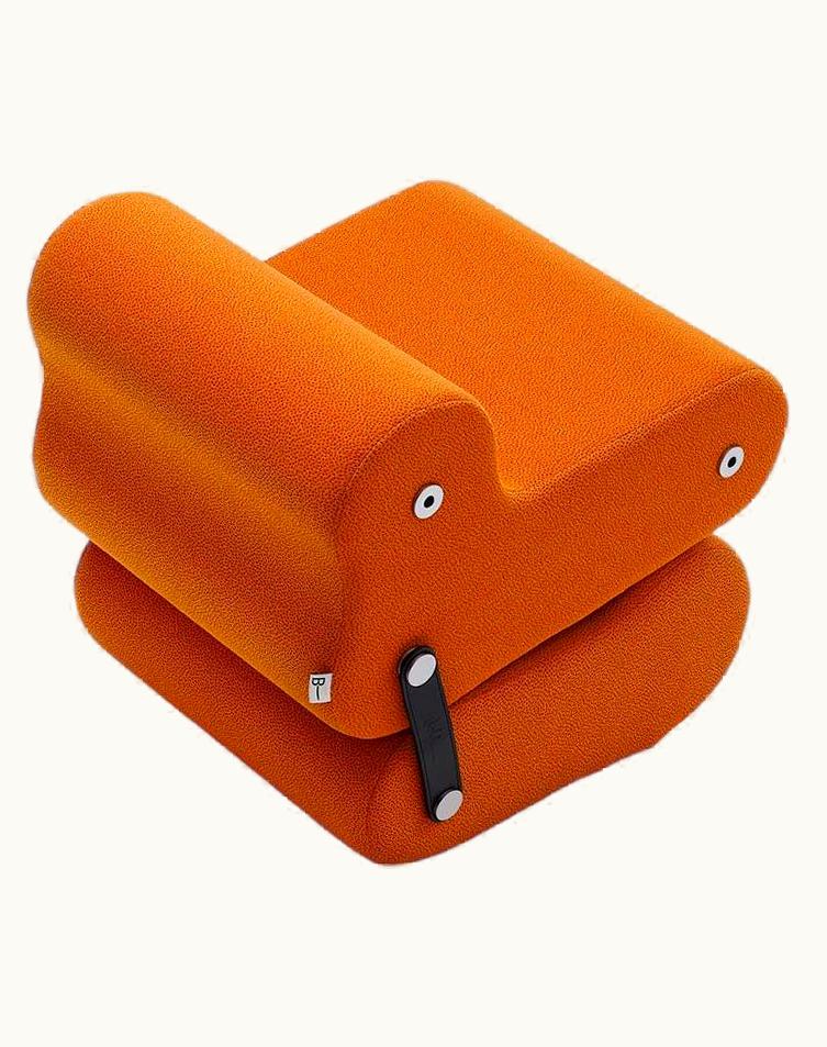 Joe Colombo Joe Colombo 'Multichair' 1970 In Orange 'Sprinkles Kvadrat' For B-Line