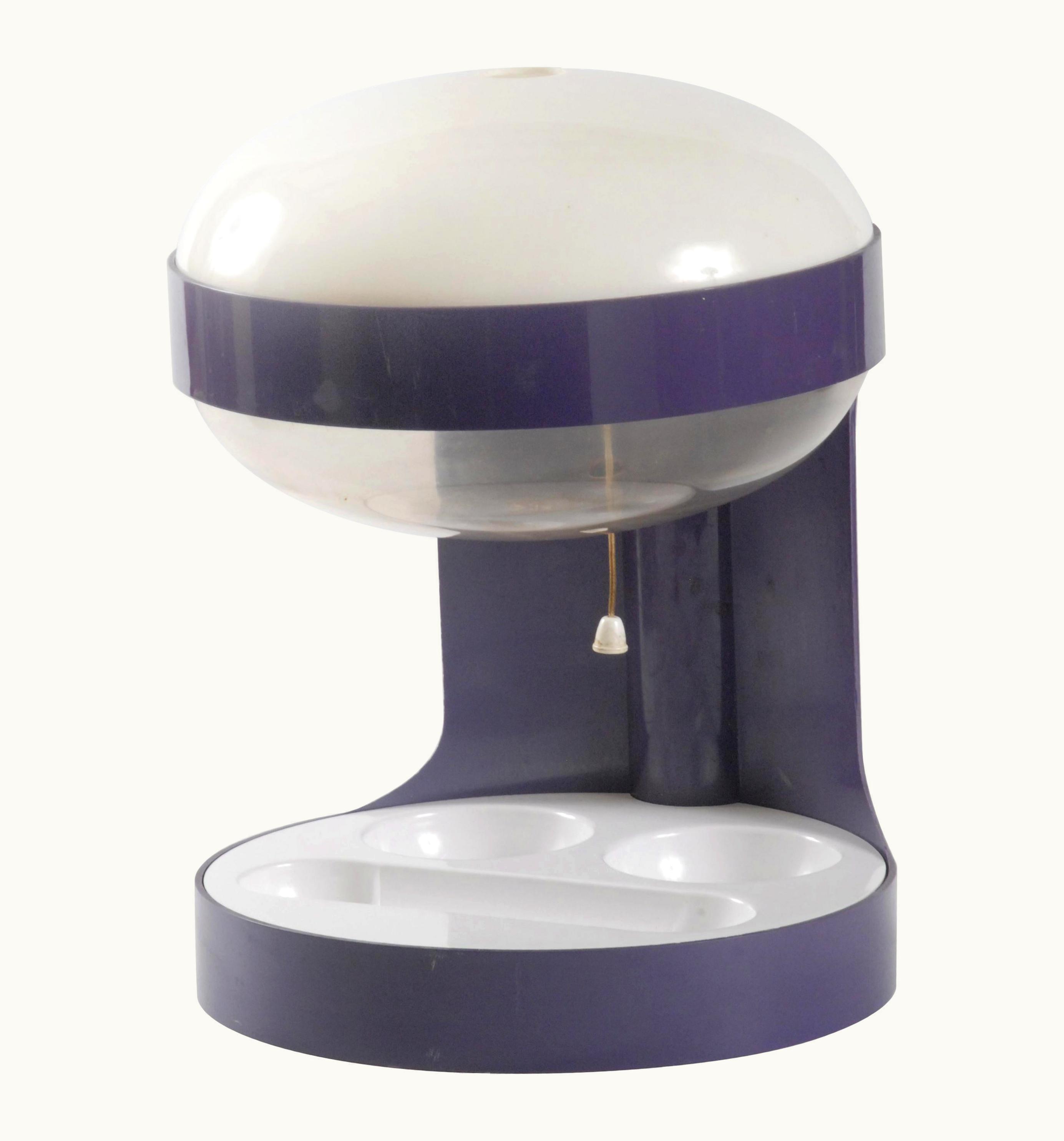 Joe Colombo Joe Colombo Kartell KD29 Desk Light Joe Colombo Circa 1970 Purple
