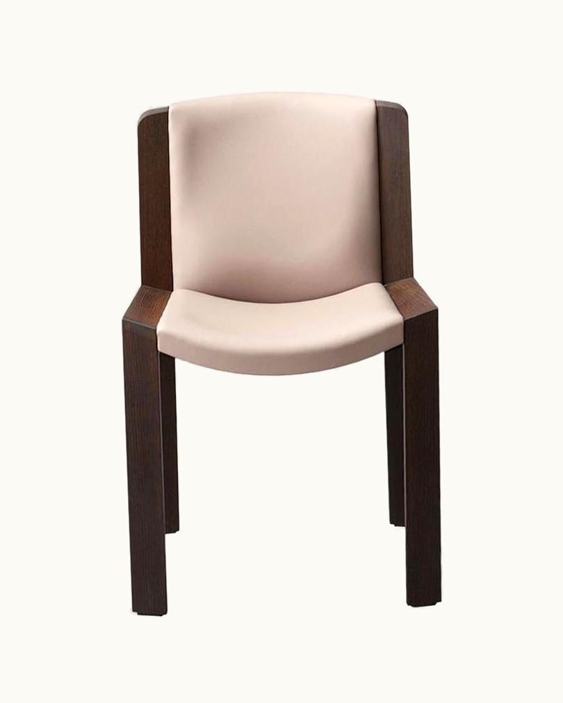 Joe Colombo Joe Colombo 'Chair 300' Wood And Kvadrat Fabric Chair By Karakter