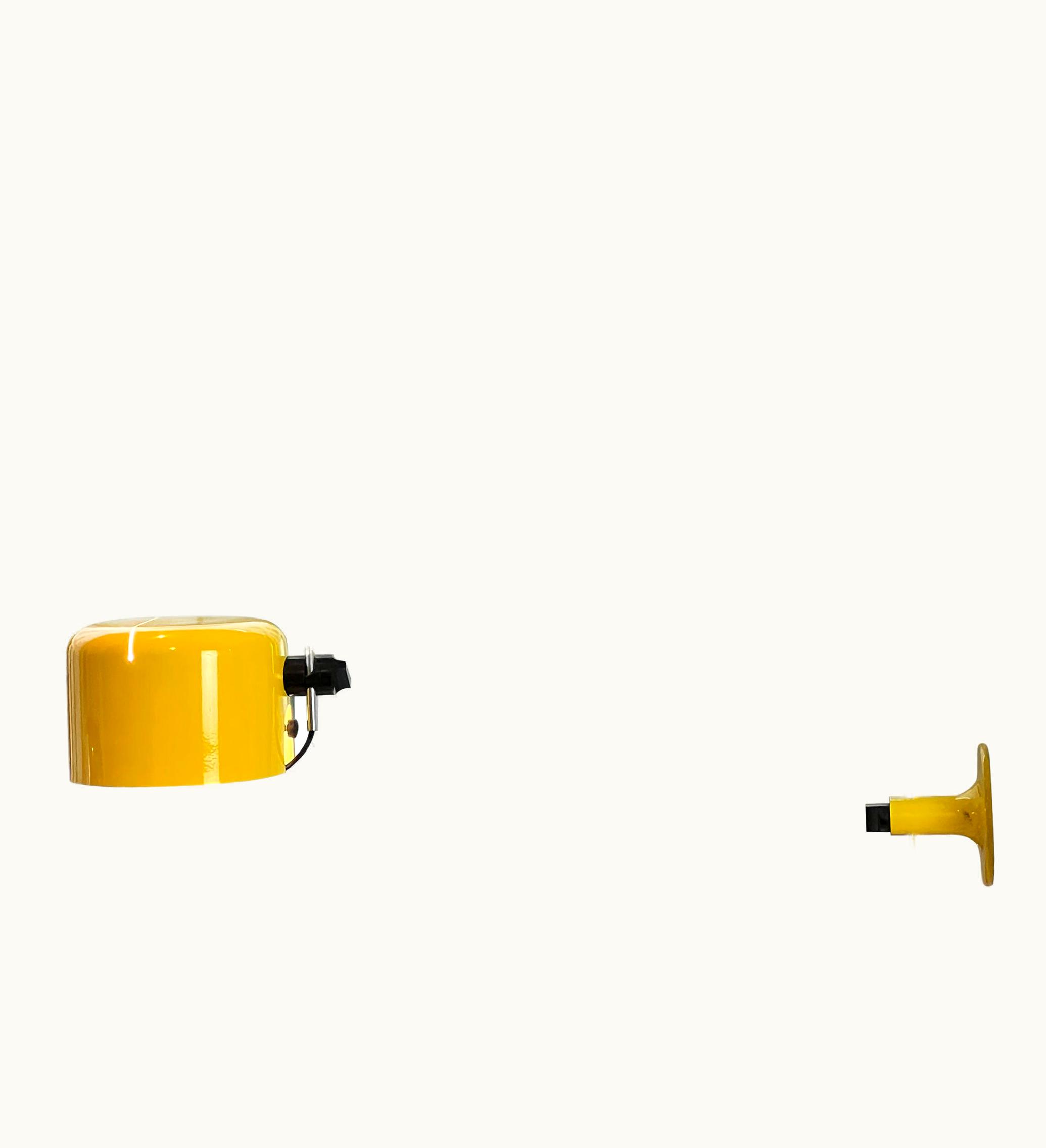 Joe Colombo Coupe 1158 Wall Lamp By Joe Colombo For Oluce Italy 1967