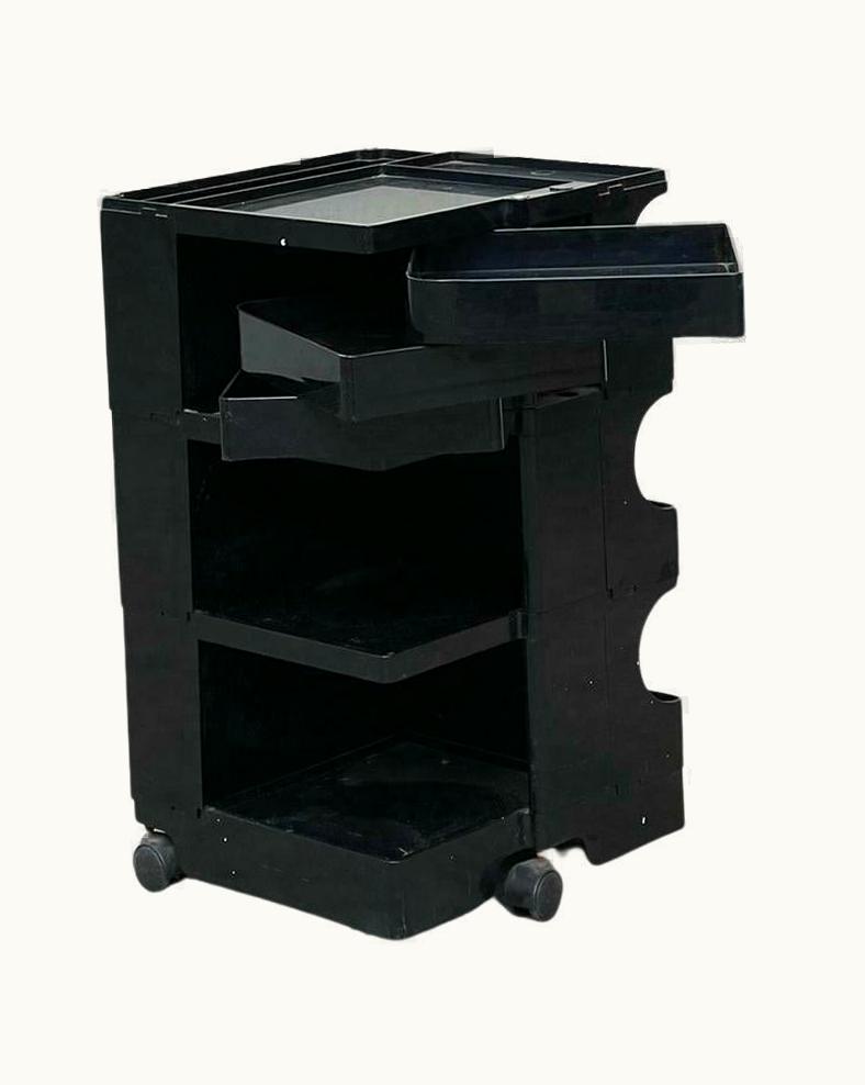 Joe Colombo Joe Colombo Mobile Design Boby Progettato Da Joe Colombo Per Bieffe Negli Anni 1970 Nero