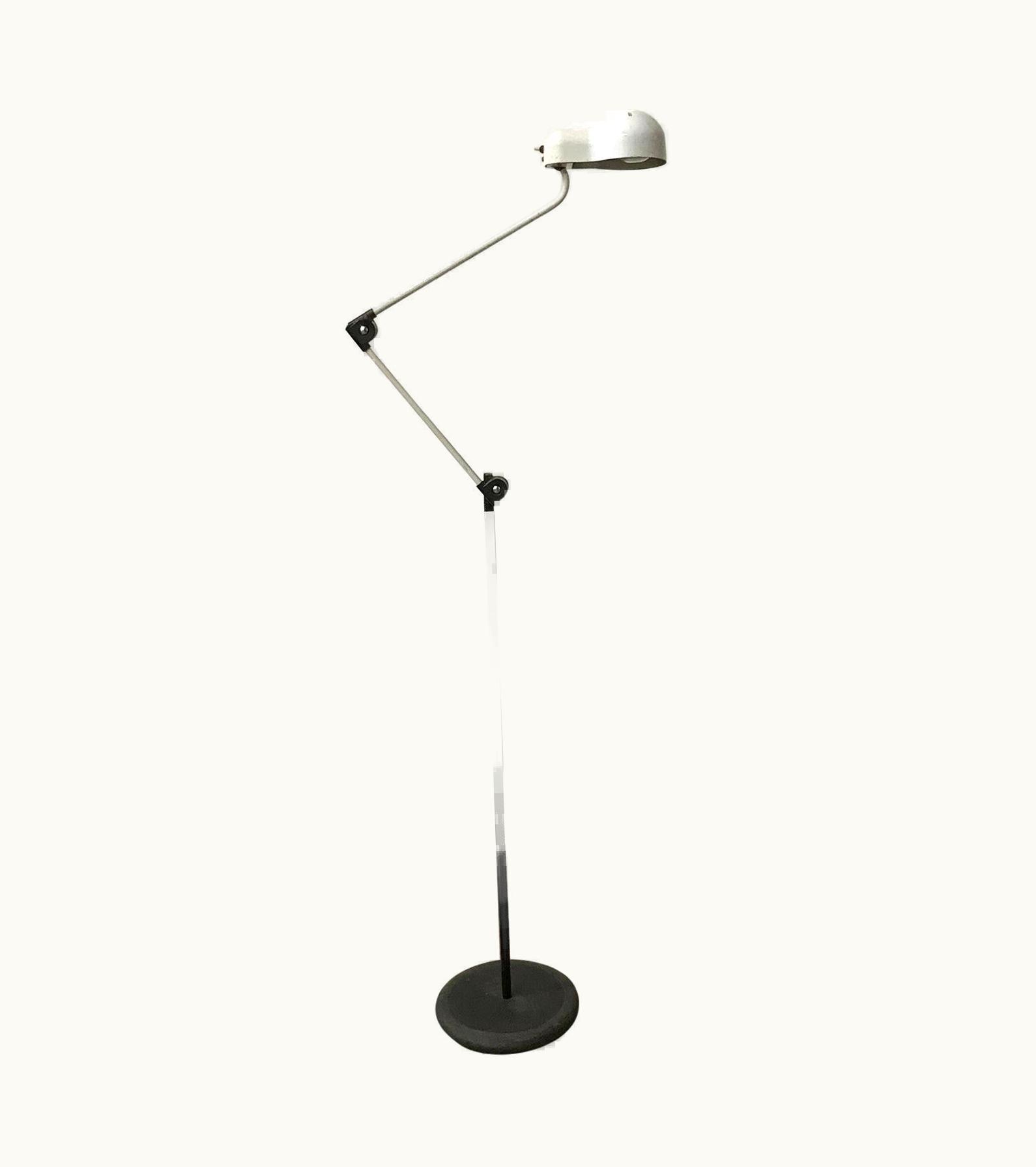 Joe Colombo Joe Colombo 1960, Very Early Joe Colombo Topo Floor Lamp Designed For Stilnovo