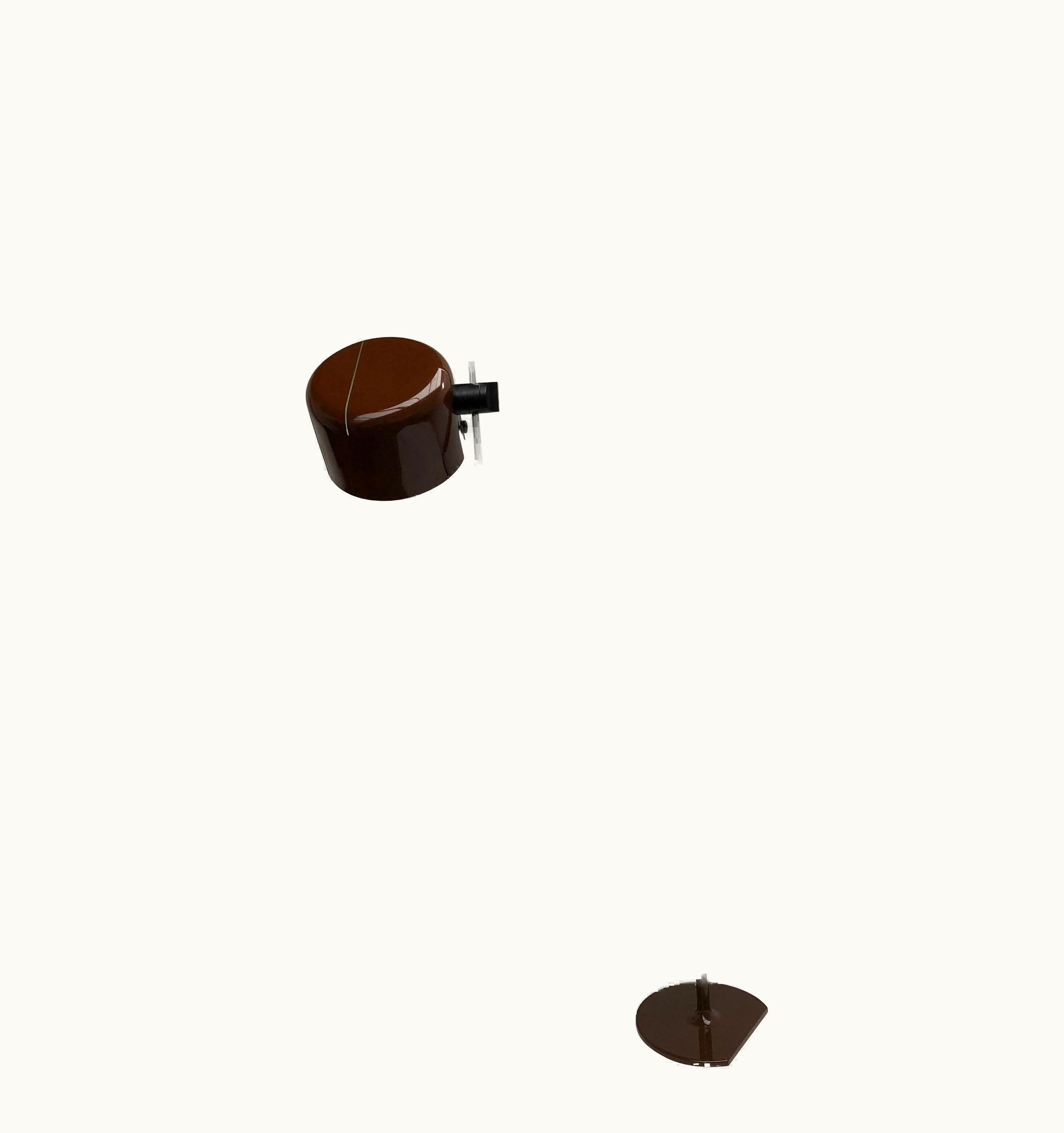 Joe Colombo Extra Large Arched Coupe Floor Lamp By O-Luce, 1970 Production