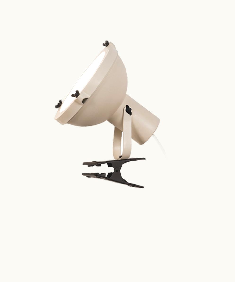 Le Corbusier Le Corbusier 'Projecteur 165 Pincer Clip' Table Lamp For Nemo In White Sand