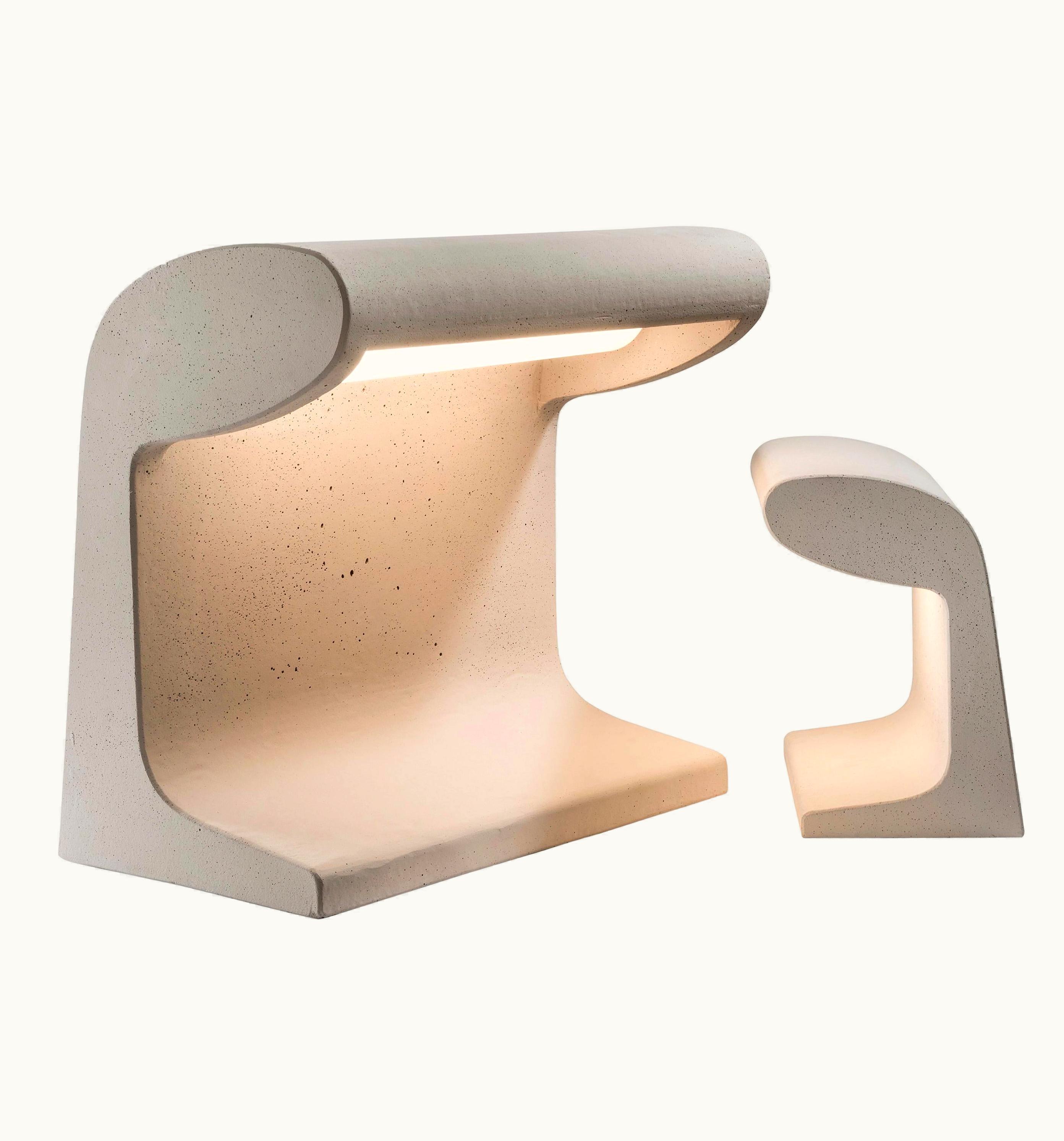 Le Corbusier Le Corbusier Borne Bétone Petite Table Lamp By Le Corbusier