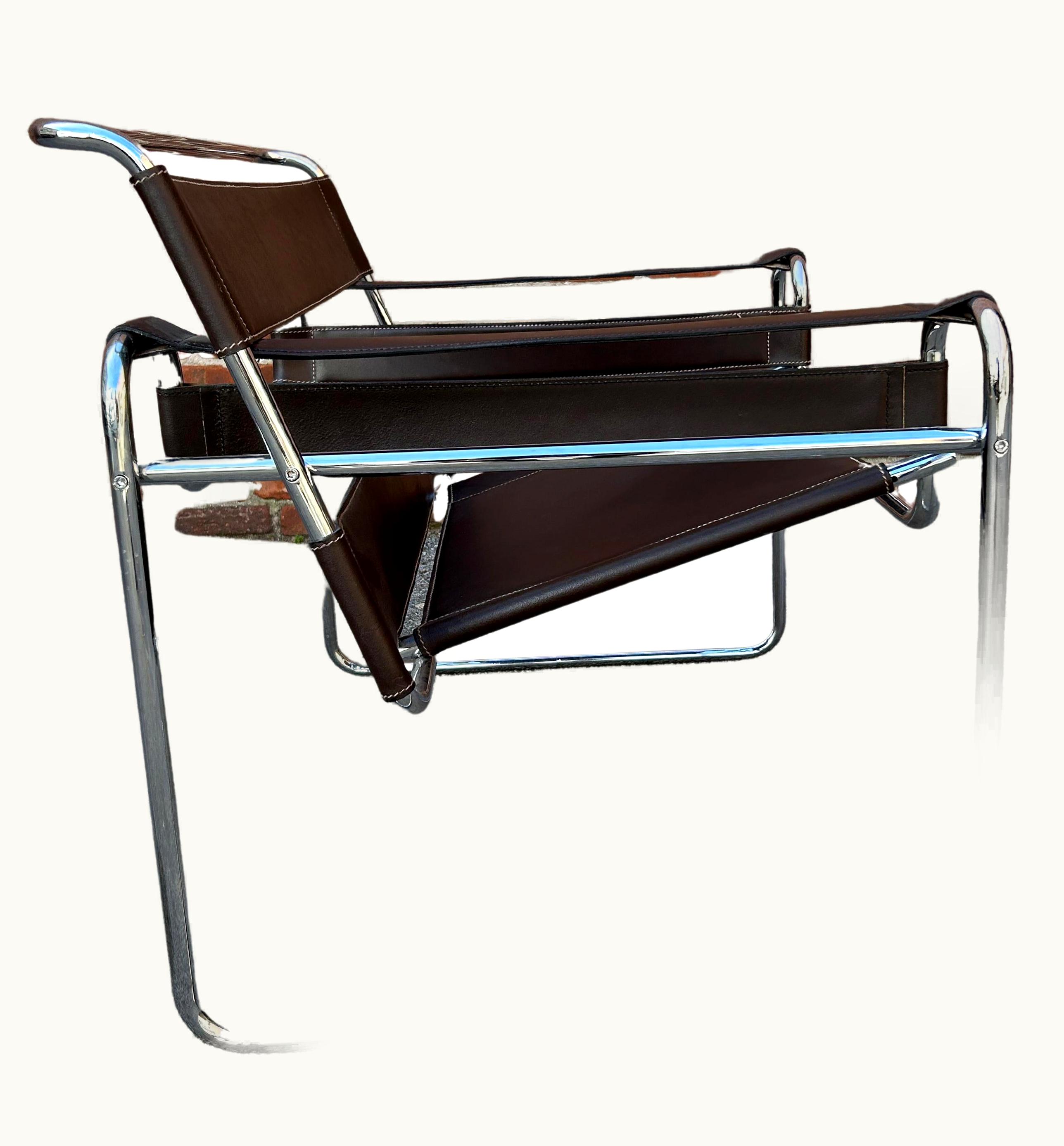 Marcel Breuer Marcel Breuer Midcentury Wassily Chair For Knoll Brown