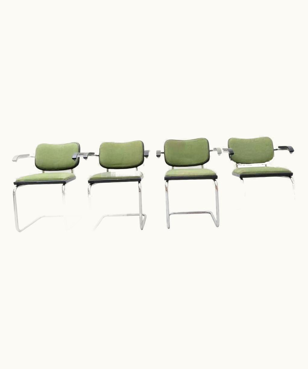Marcel Breuer Marcel Breuer Set Of Four Marcel Breuer Cesca Chairs By Gavina, Circa 1970