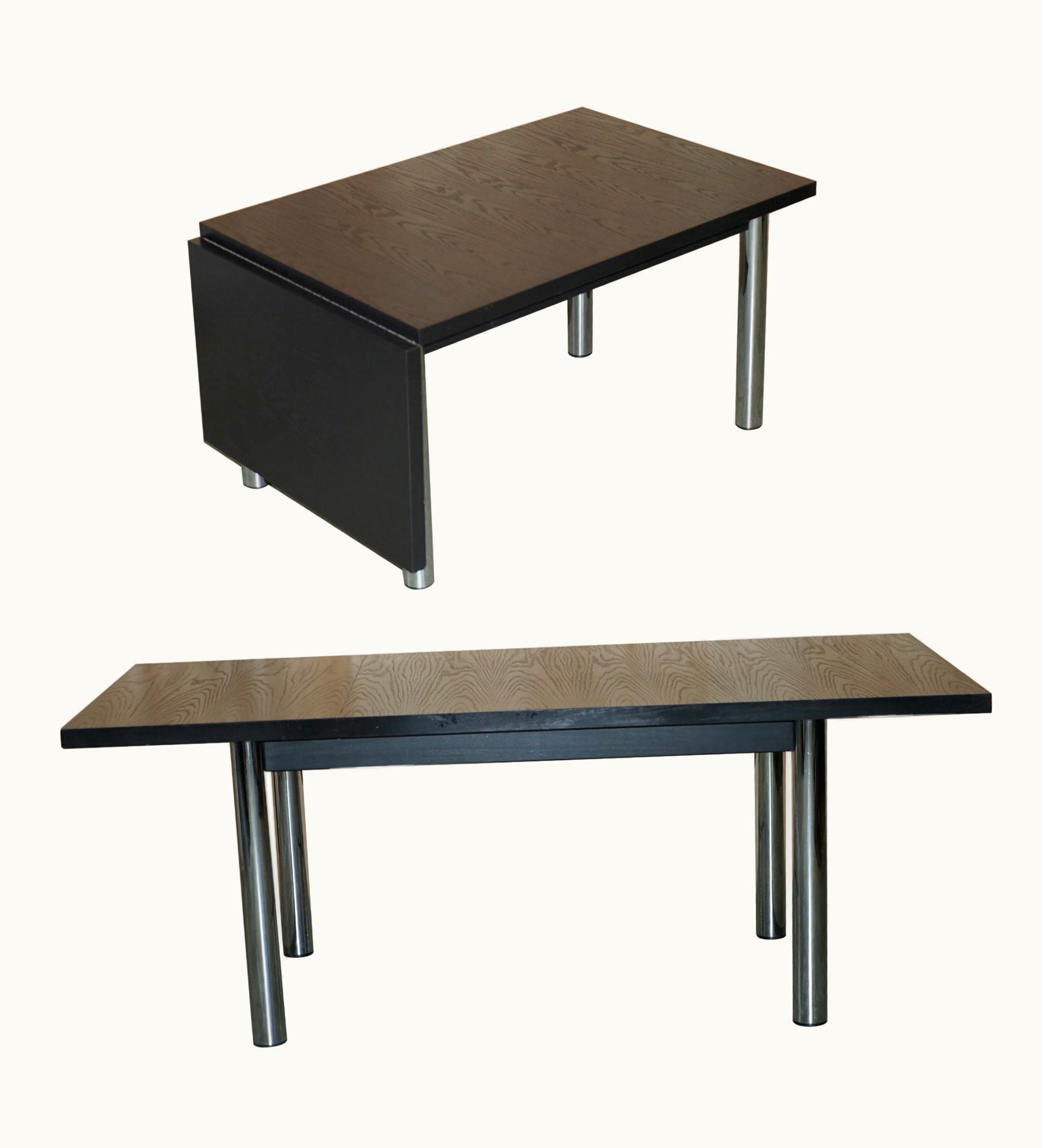 Marcel Breuer Marcel Breuer VINTAGE MID CENTURY MODERN MARCEL BREUER CESCA HABITAT EXTENDING DiNING TABLE