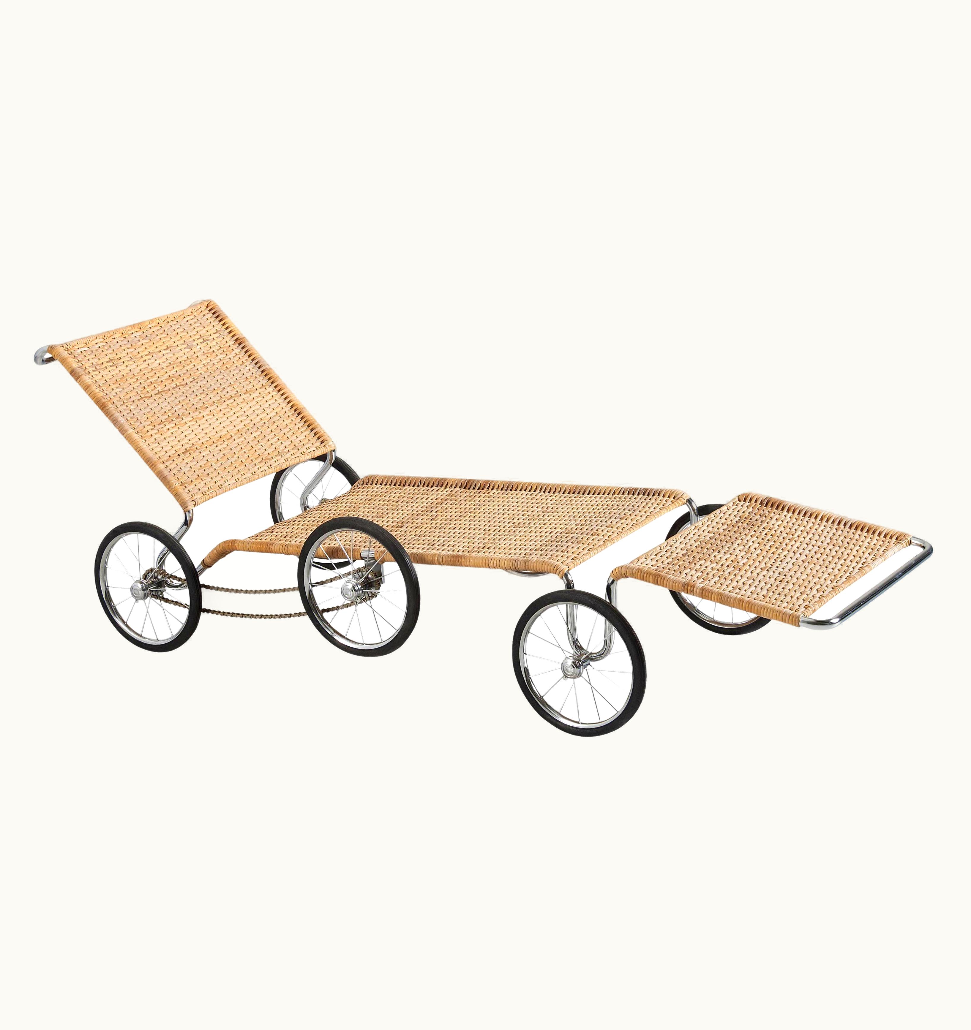 Marcel Breuer Marcel Breuer For Tecta 'The Mobile Manifesto' Chaise Longue In Cane Wicker