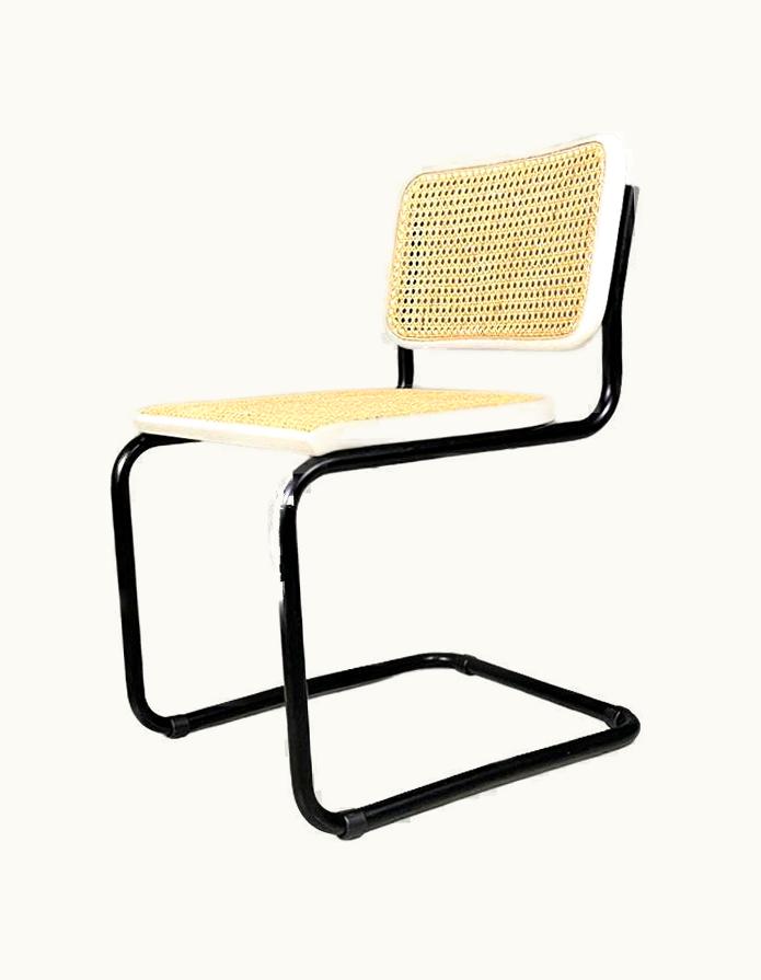 Marcel Breuer Marcel Breuer Italian Mid-Century Metal Beech Vienna Straw Cesca Chair Breuer For Gavina 1960