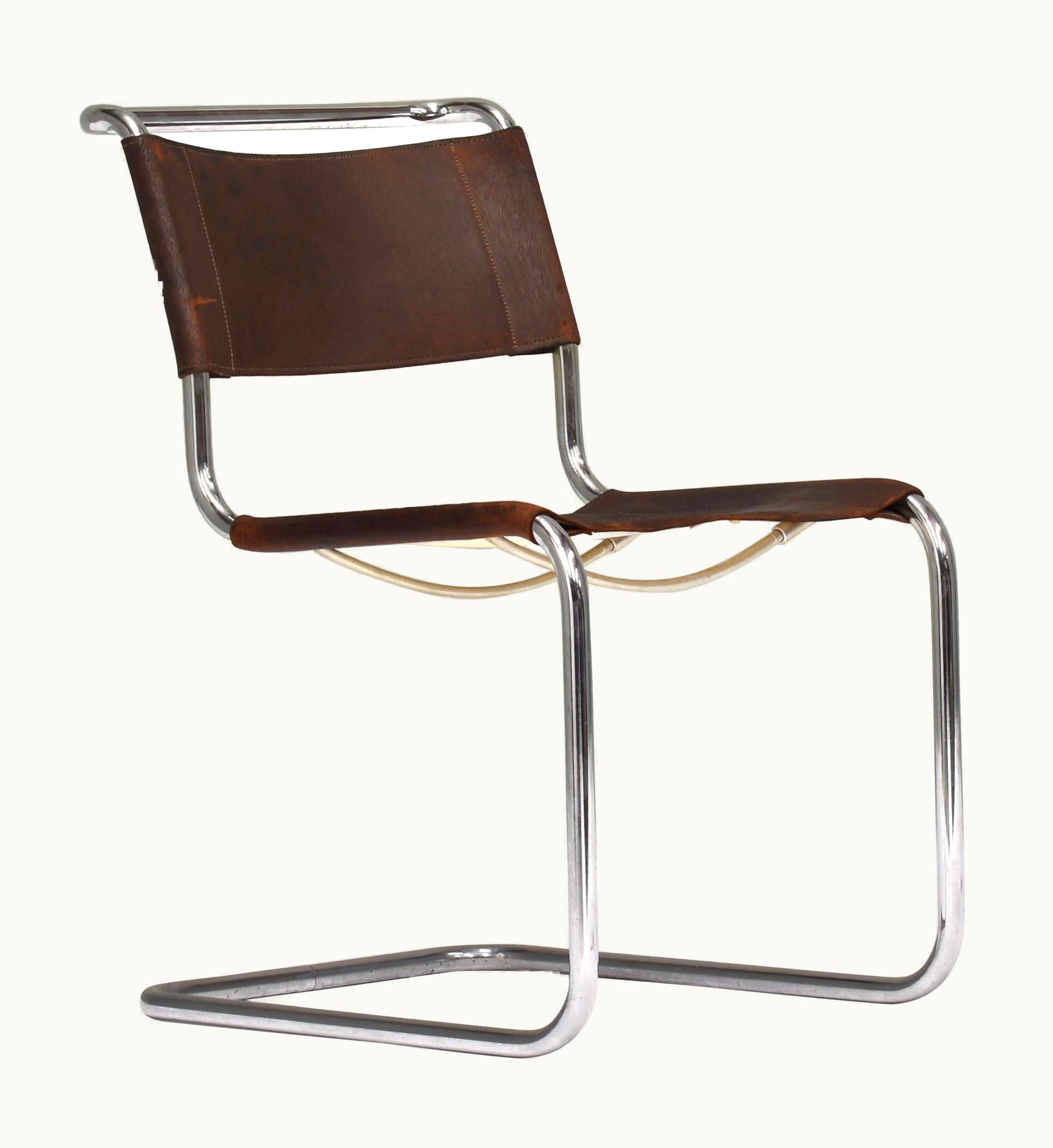 Marcel Breuer;Mart Stam Mart Stam & Marcel Breuer Bauhaus S33 Chair For Thonet, Germany, 1926