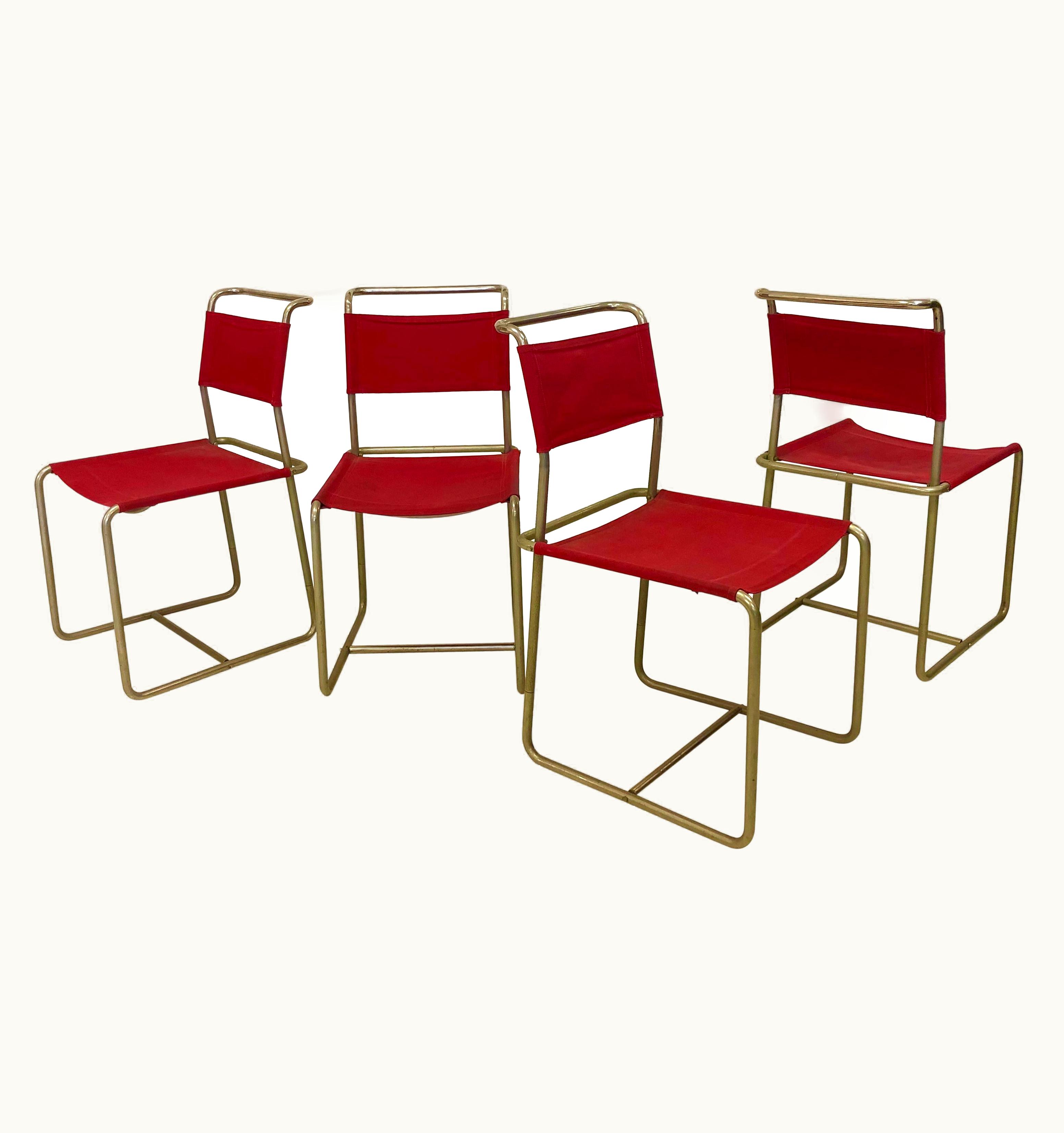 Marcel Breuer Set 4 Early And Rare Variant Marcel Breuer B5 Chair