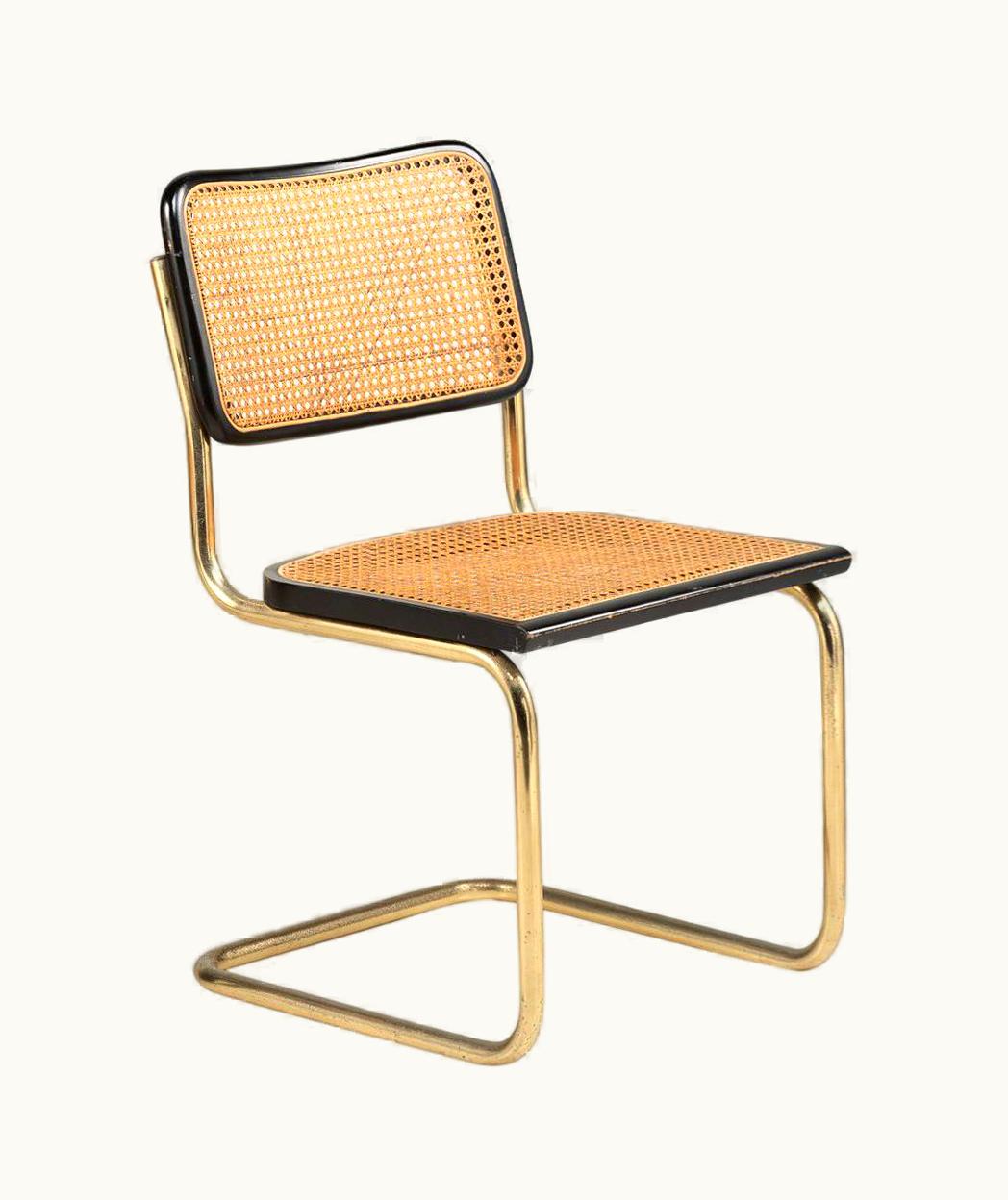 Marcel Breuer Rare Gilt Metal Cantilever Chair By Marcel Breuer, Circa 1928