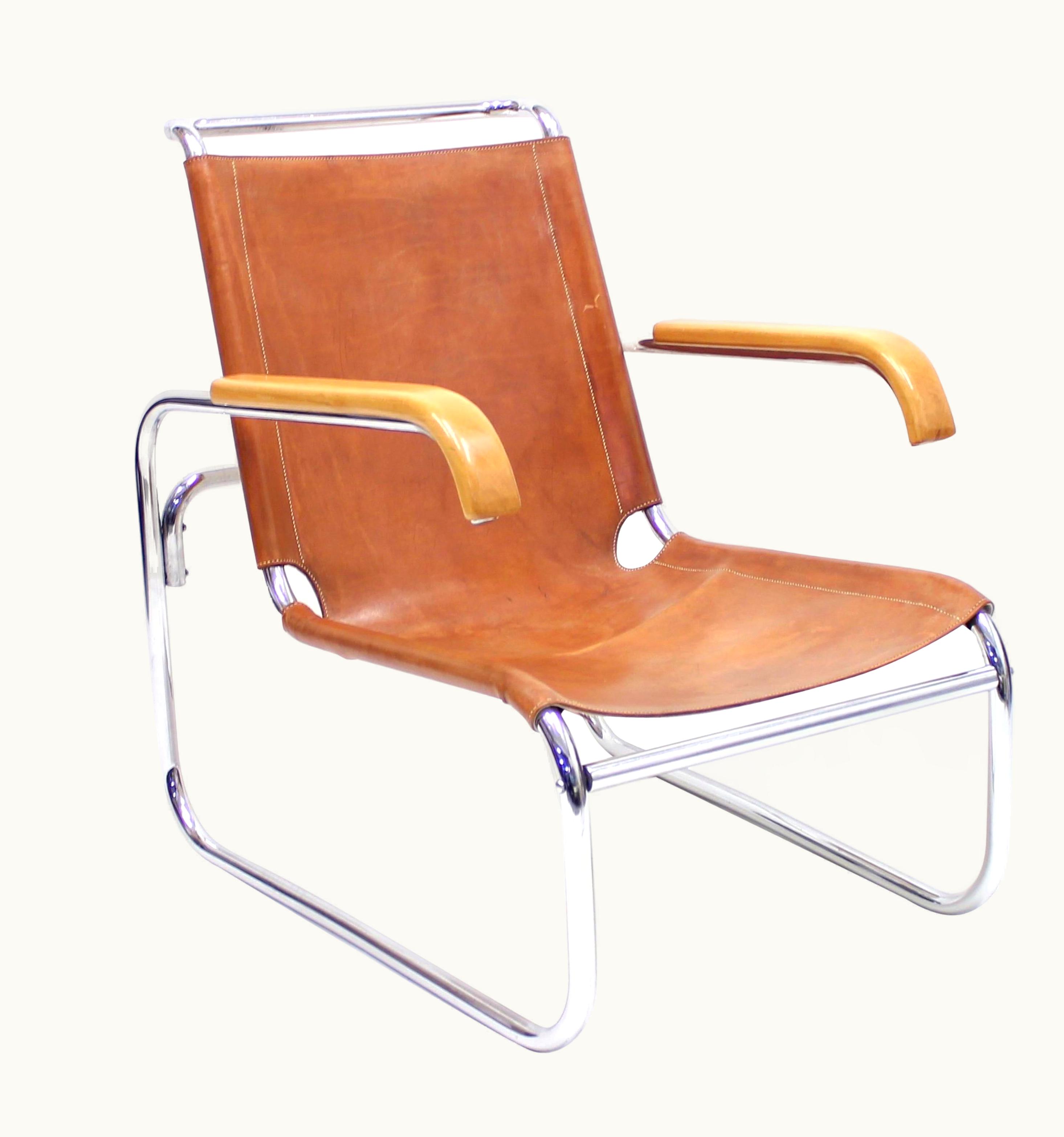 Marcel Breuer Early B35 Chair By Marcel Breuer For Thonet, 1930s