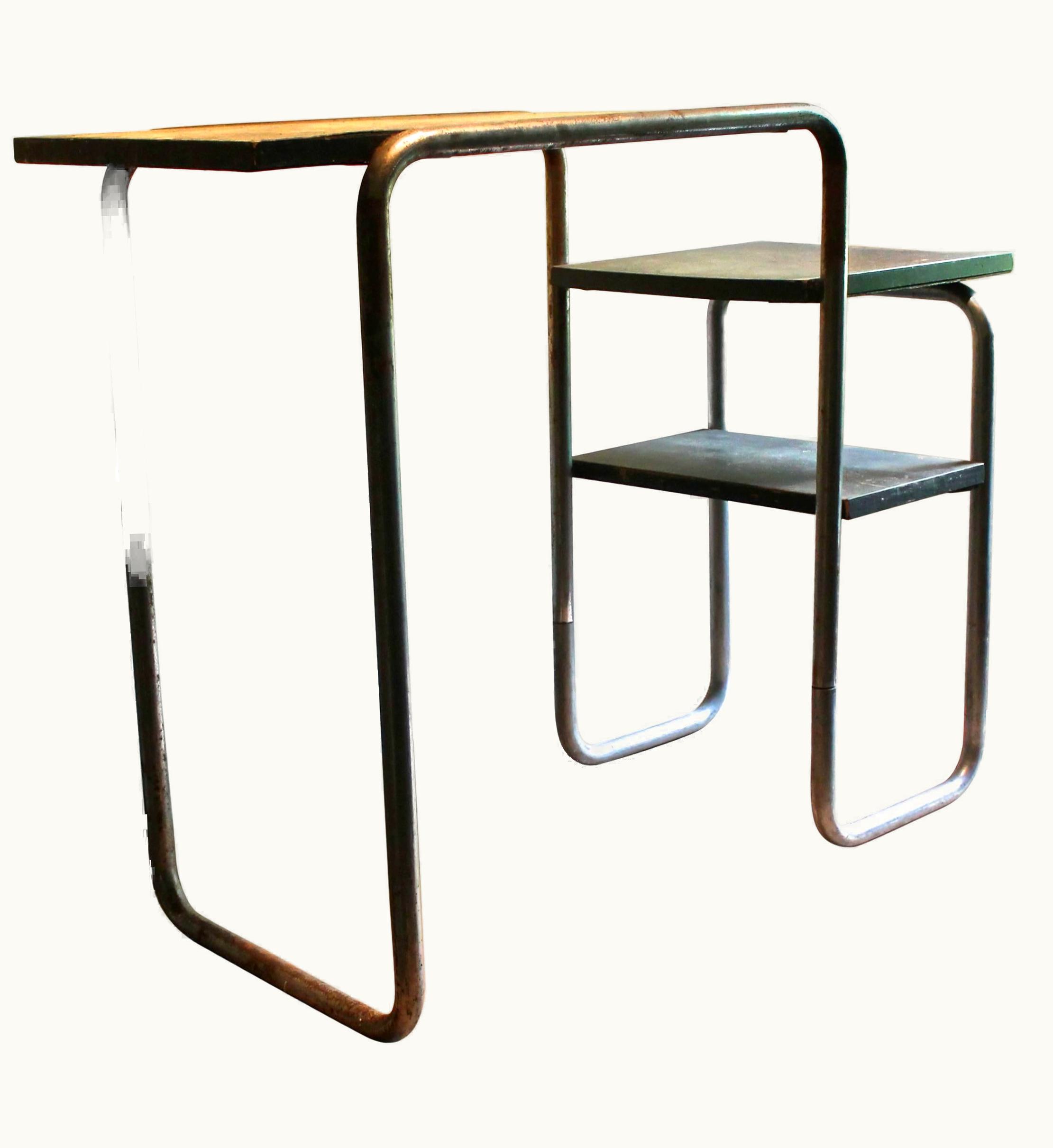 Marcel Breuer Marcel Breuer B21 Thonet Bauhaus Tubular Steel Typewriter Table