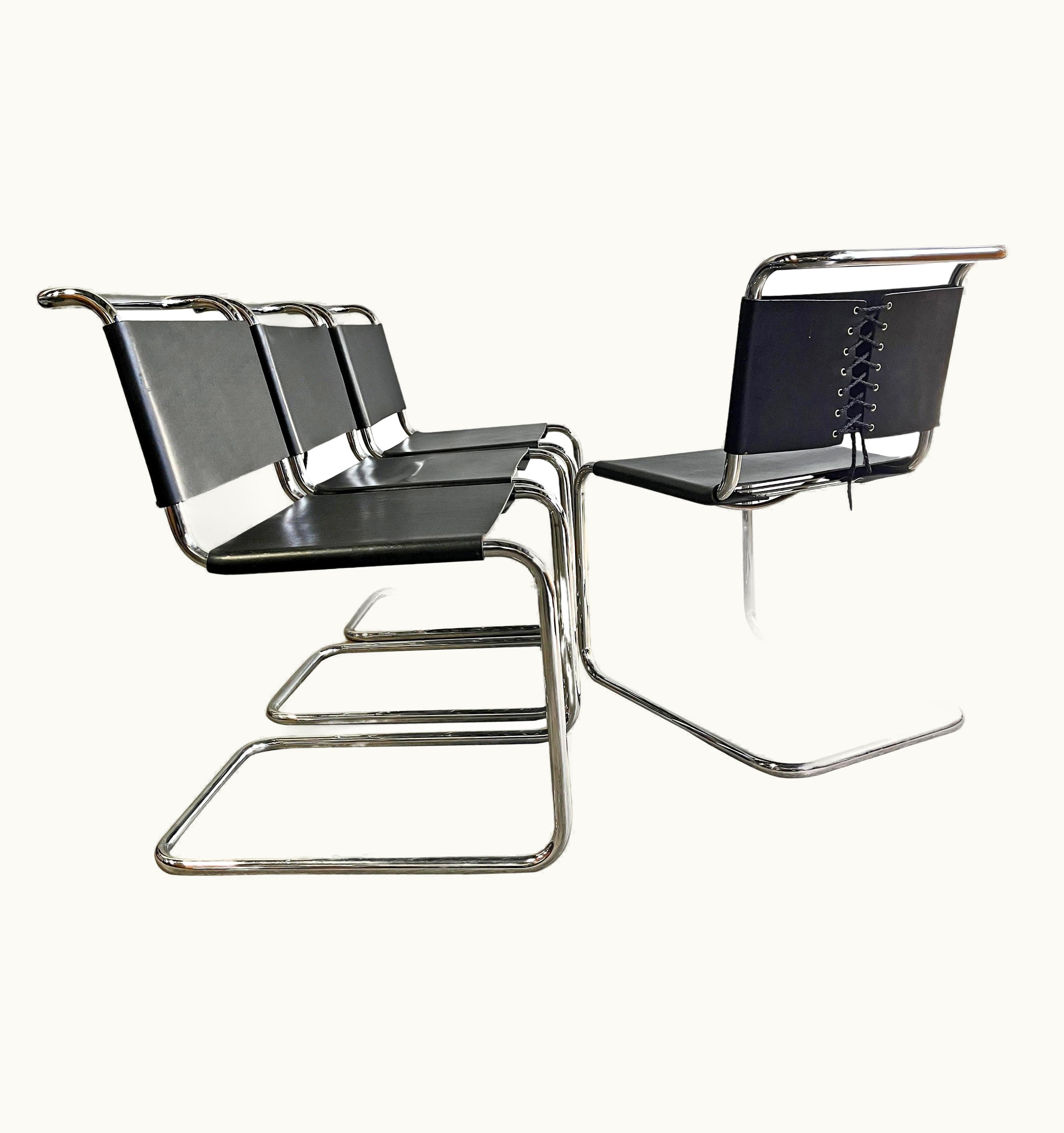 Marcel Breuer Marcel Breuer Mid-Century Knoll Spoleto Chairs 1970s Set Of 4