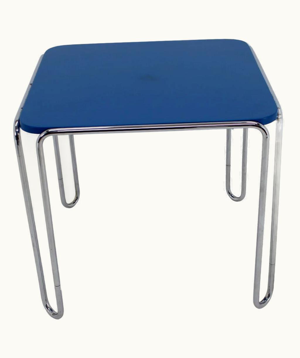 Marcel Breuer Marcel Breuer 1930s Marcel Breuer B10 Bauhaus Tubular Table By Mucke Melder, Czechoslovakia