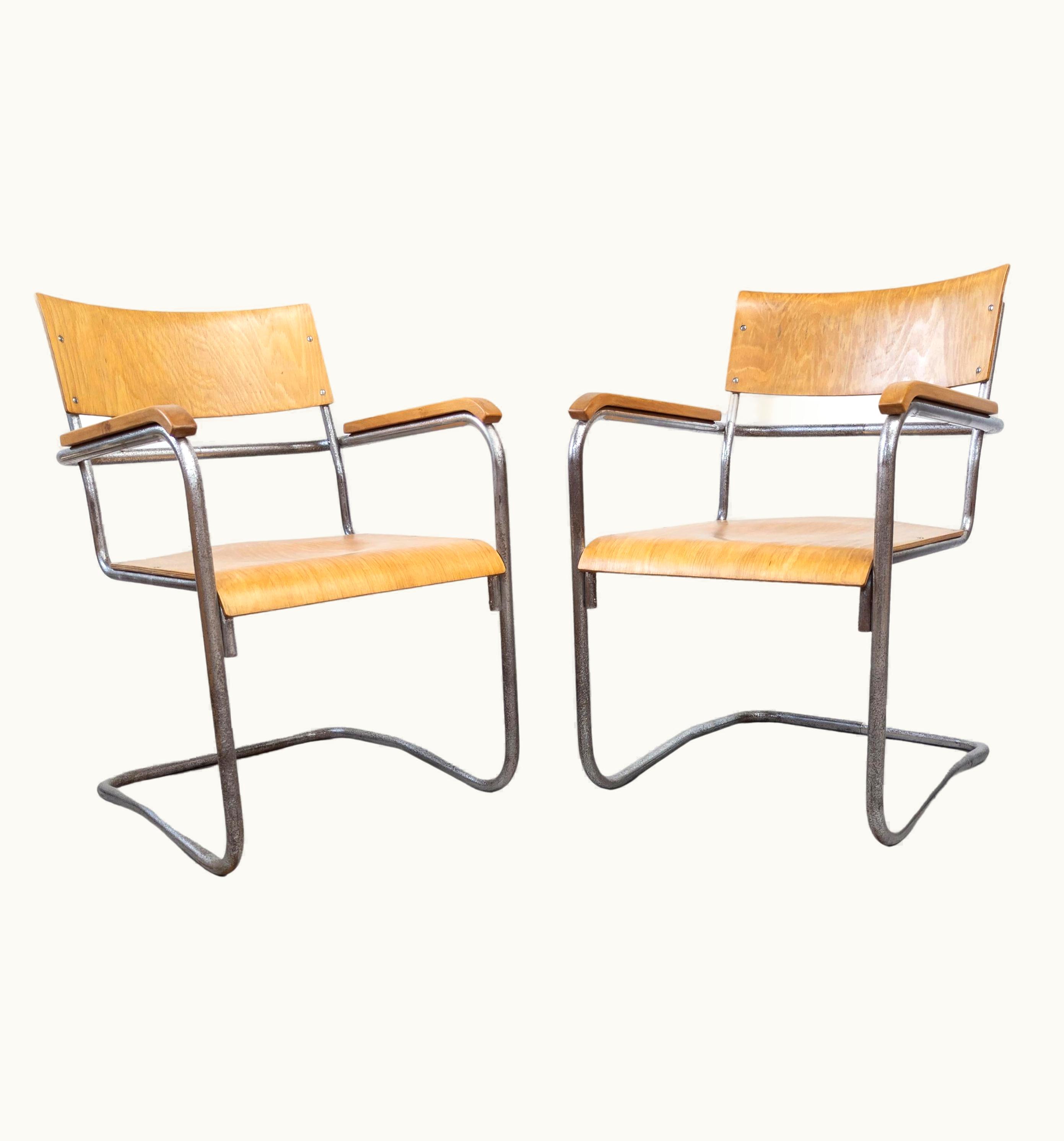 Marcel Breuer Marcel Breuer's Thonet B 34 Variation From Samal & Co