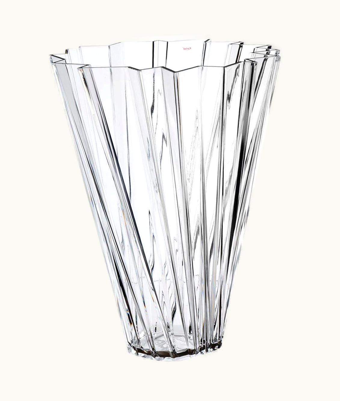 Mario Bellini Mario Bellini Kartell Shanghai Vase In Crystal By Mario Bellini