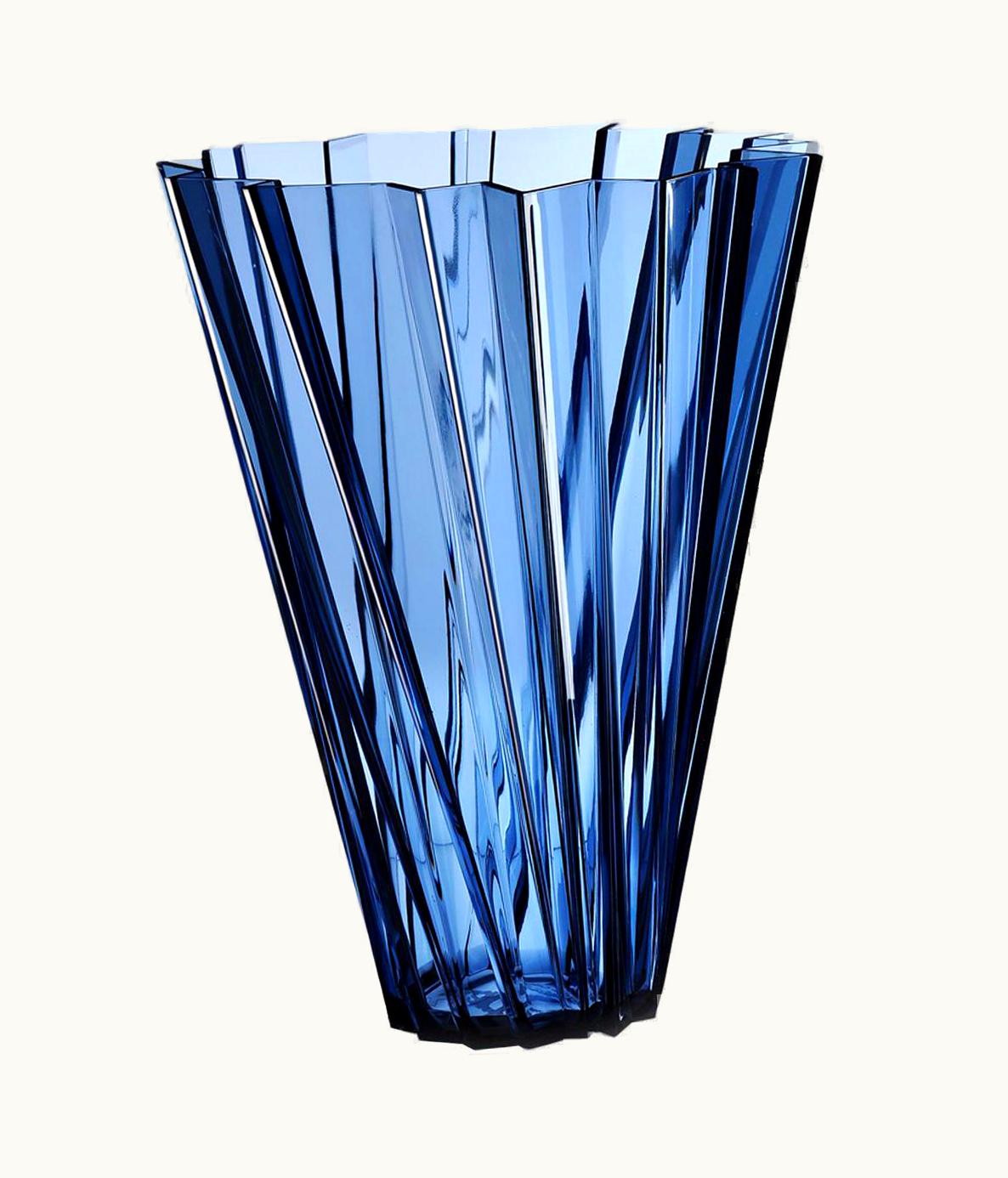 Mario Bellini Mario Bellini Kartell Shanghai Vase In Blue By Mario Bellini